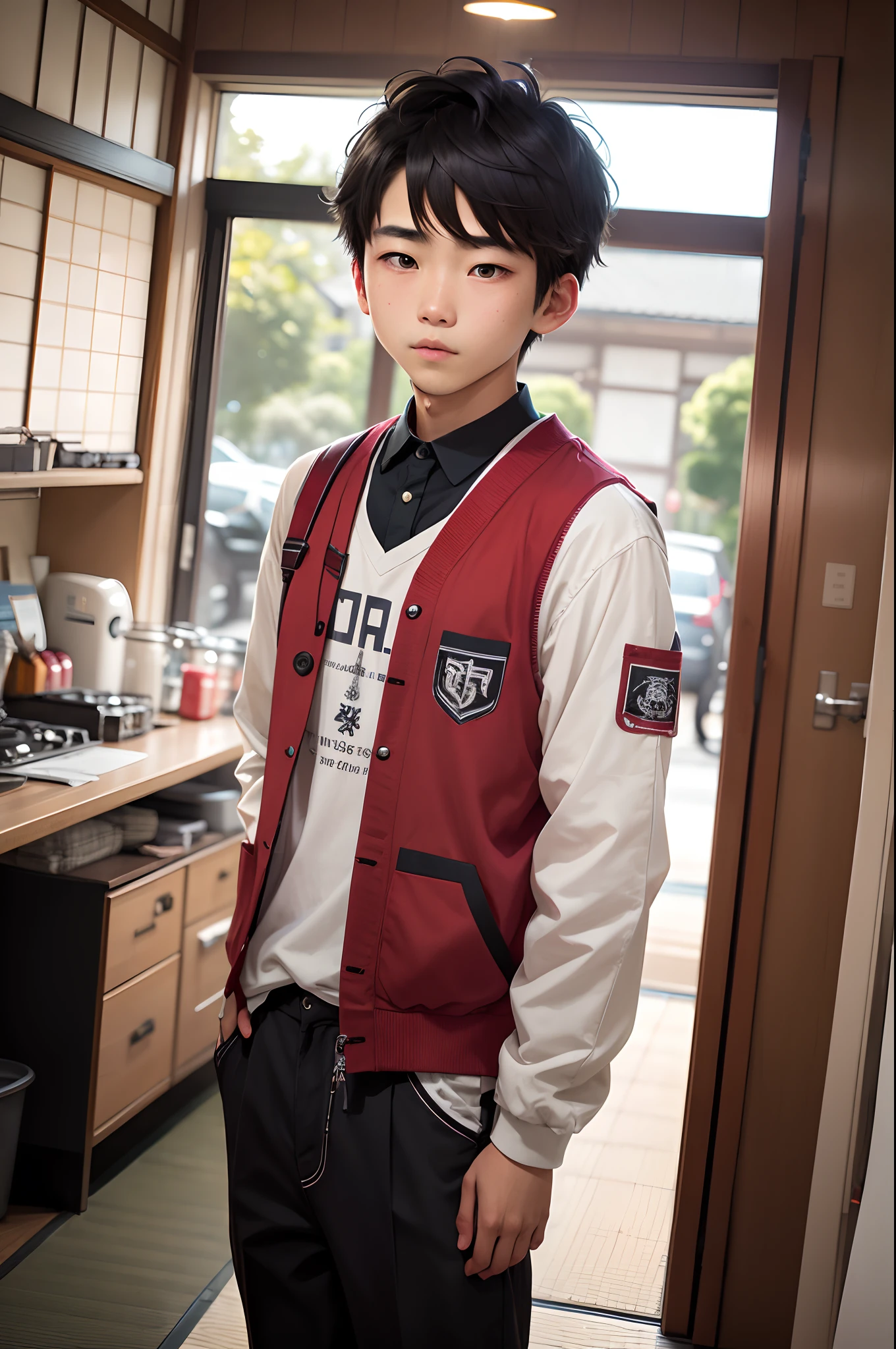 Japanese 14-year-old boy ((realista)) ((autorealista)) ((guapo))