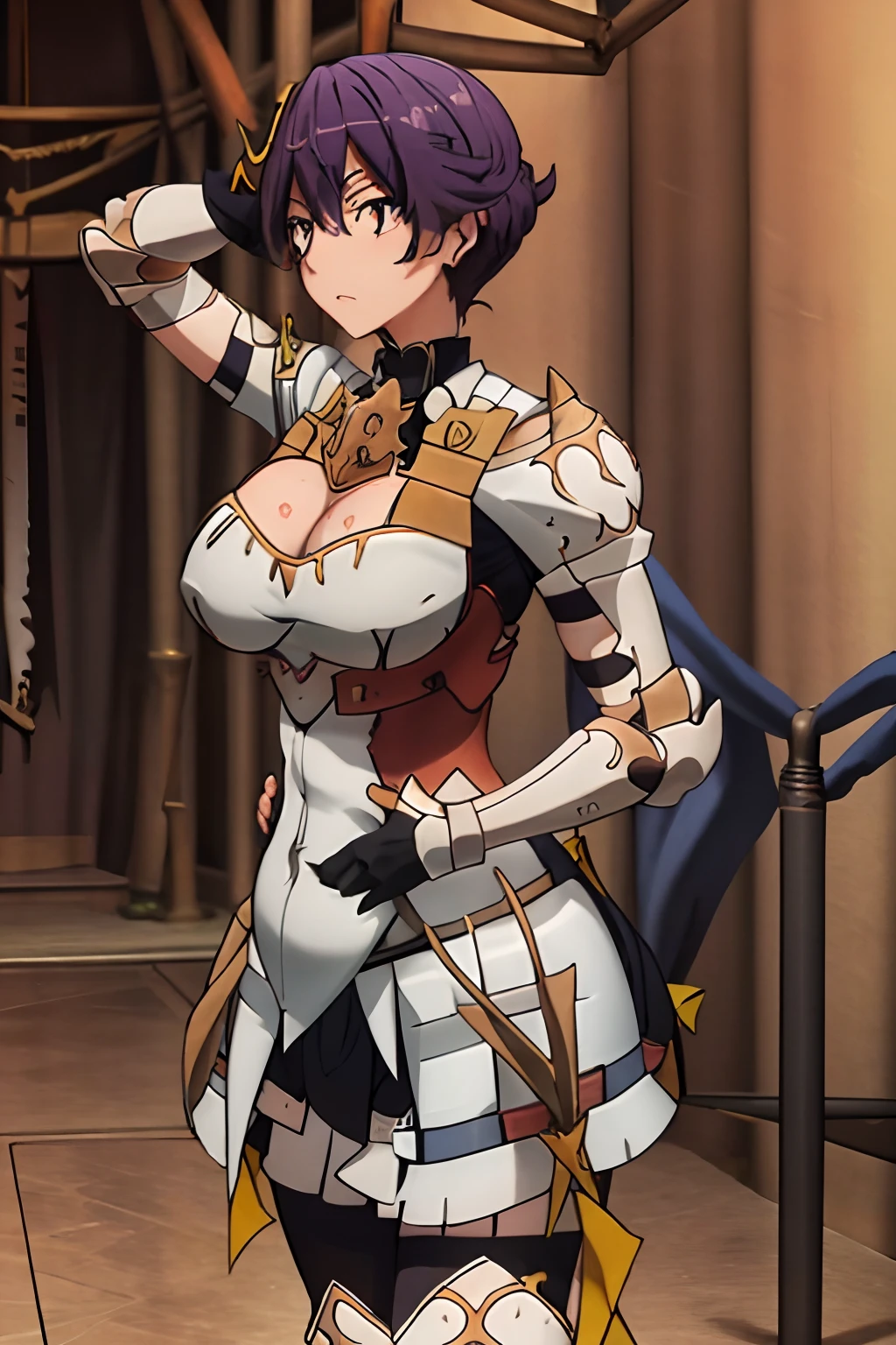 (masutepiece, High quality, hight resolution,))(1Woman of Man)
Beefeater, armor, cleavage cutout, cleavage, ((Cowboy Shot:1.2))(((She was attacked by impregnated monsters)))(fertilize))((The impregnated monster is the Minotaur)))minotaur「Impregnate、Human Woman、Mother's body」Minotaur's Sharpening Girlfriend、{{Becoming a mother of a Minotaur child}}She becomes pregnant