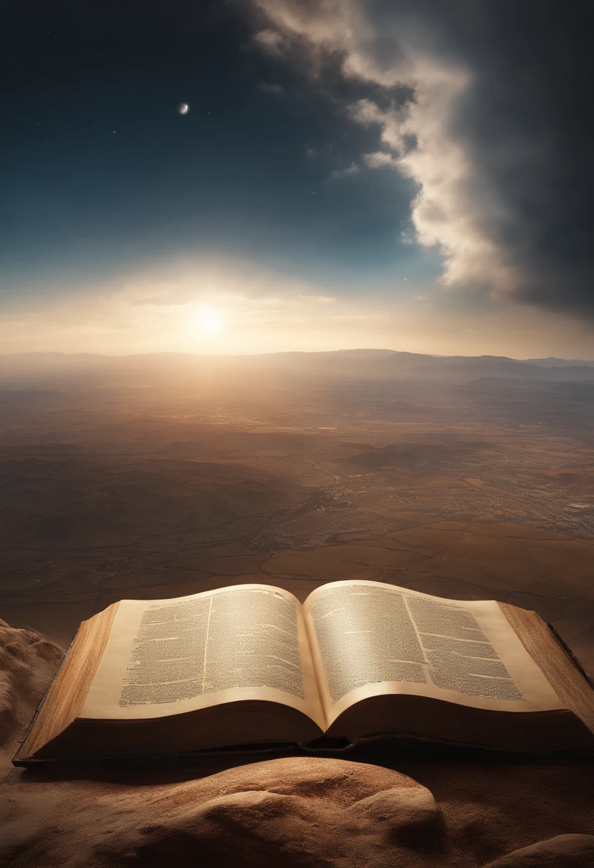 Amazing Holy Bible,, Landscape in the skies, cinemactic, Israel and Jerusalem, ultra fotorreal |, Ultra Detalhado, hiper-realista, octan render, 8k, Full HD, melhor qualidade, ultra high-resolution
