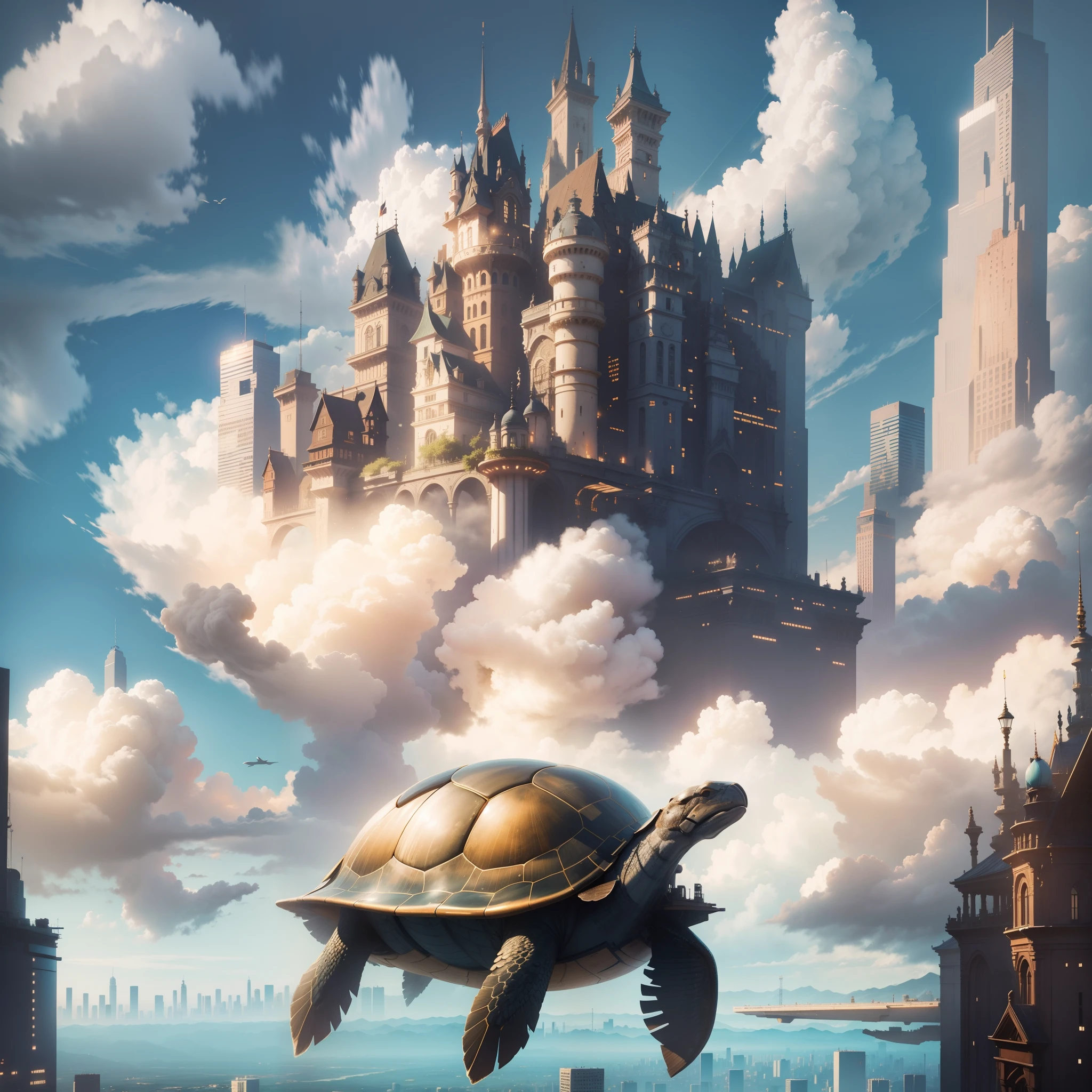Background clouds