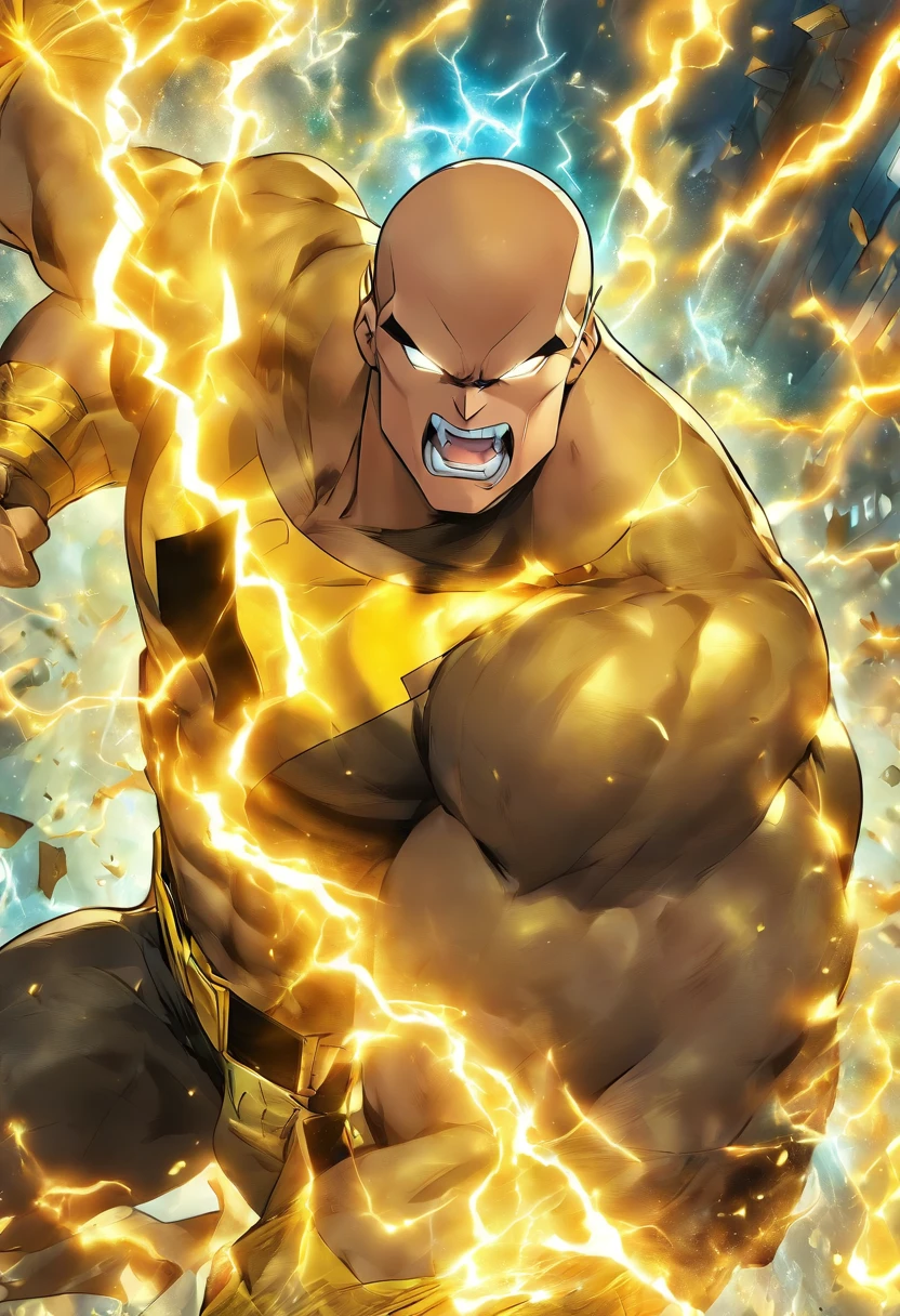 Black Adam matches bodies with Pikachu