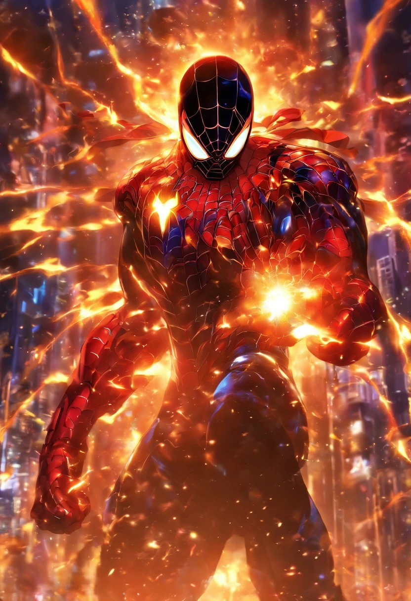 homem de ferro combina corpos com homem aranha
