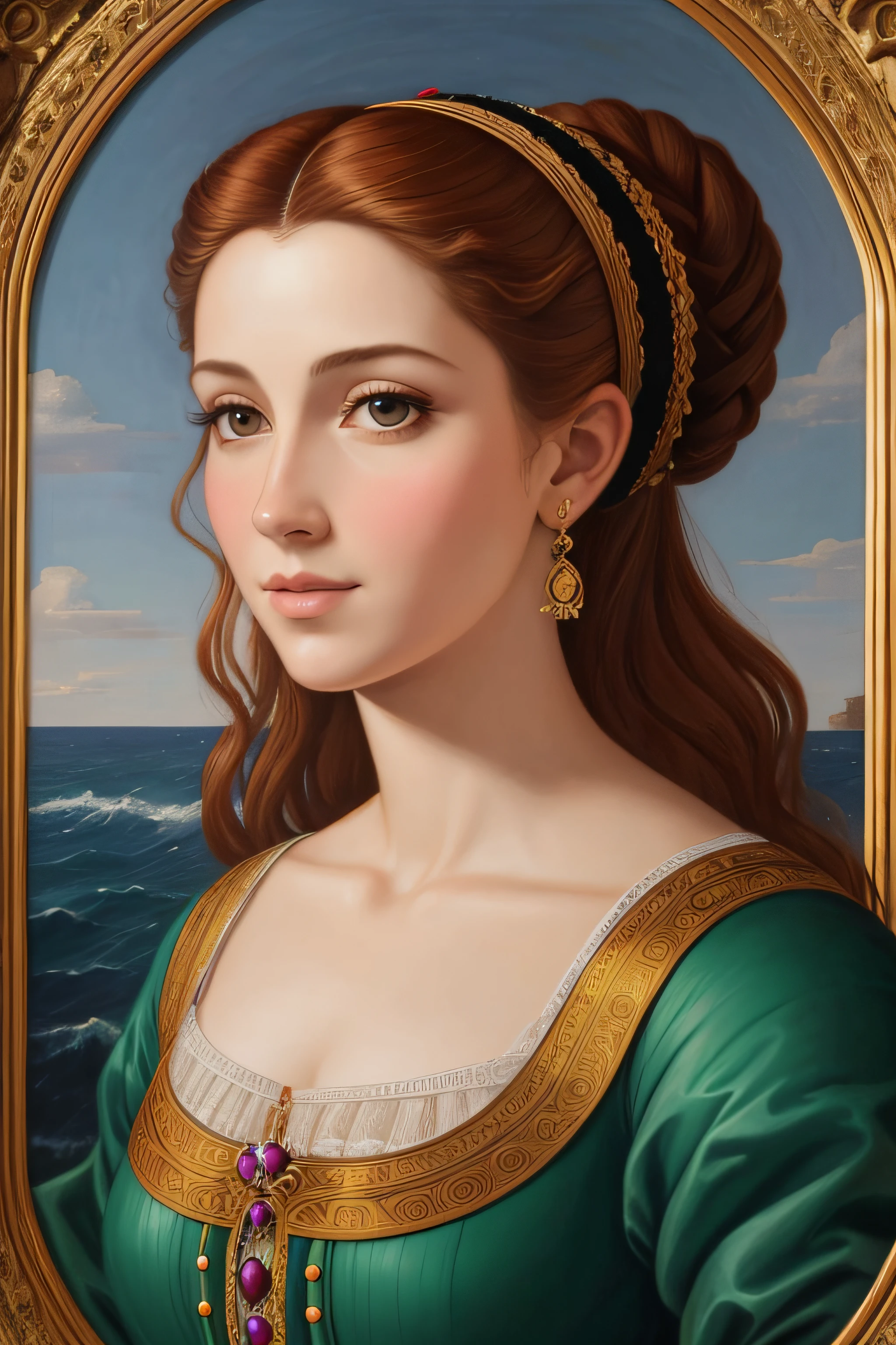 reinterpretar a pintura de Simonetta Vespucci criada por Sandro Botticeli a partir de conceitos atuais de beleza feminina e com vestimentas modernas