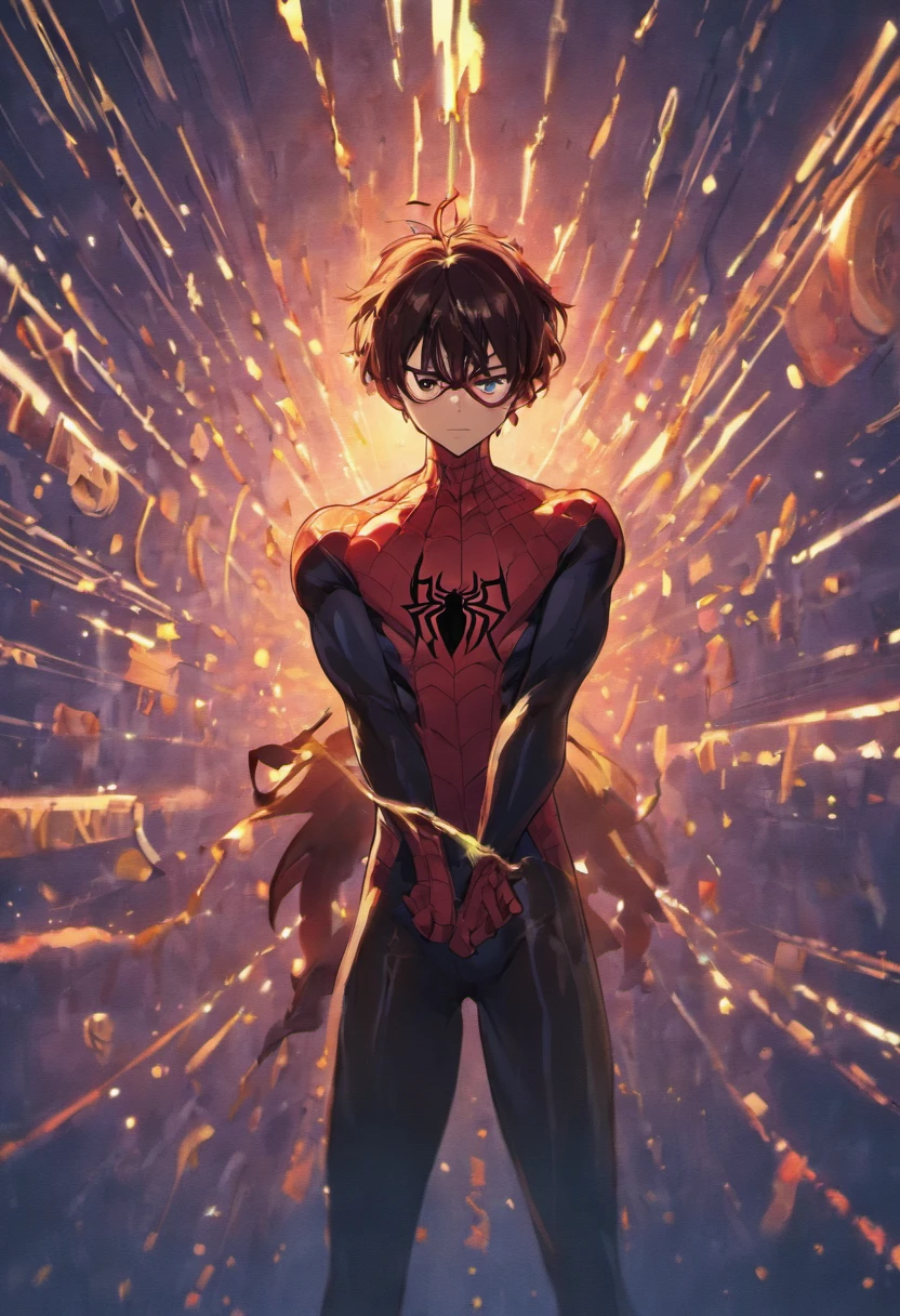 foto do Homem aranha da Marvel do lado de fora da cidade 17, chuvoso, rtx, octano, irreal