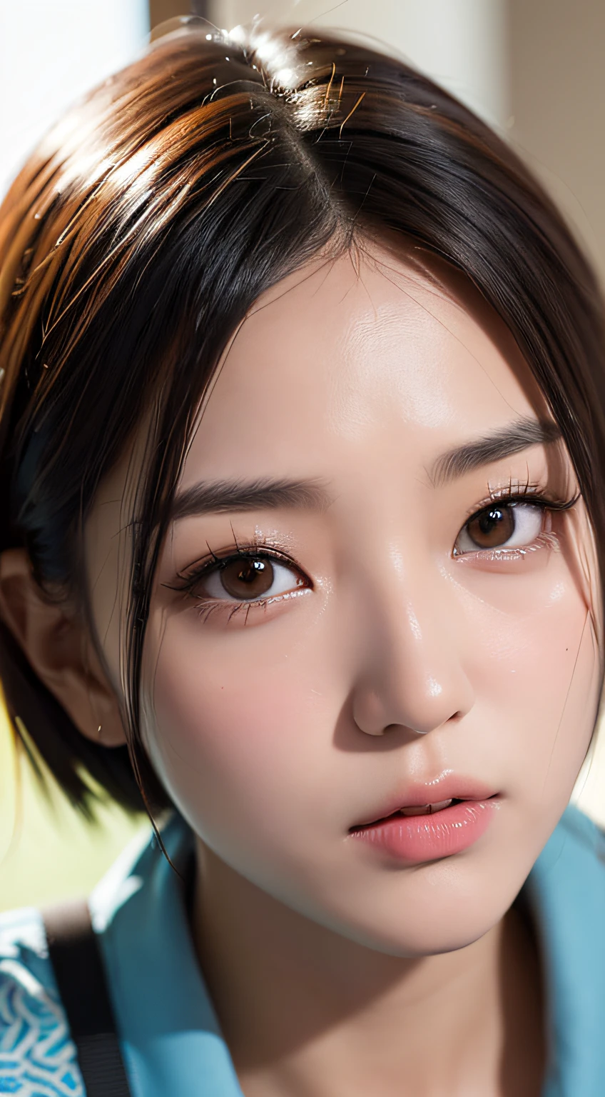 (yinchuan:1.5), close up, masterpiece, best quality, raw photo, photorealistic, face, incredibly absurdres, beautiful girl, cute, short hair, depth of field, highres, ultra-detailed, finely detail, extremely detailed, extremely detailed eyes and face, sharp pupils, realistic pupils, sharp focus, ccinematic lighting