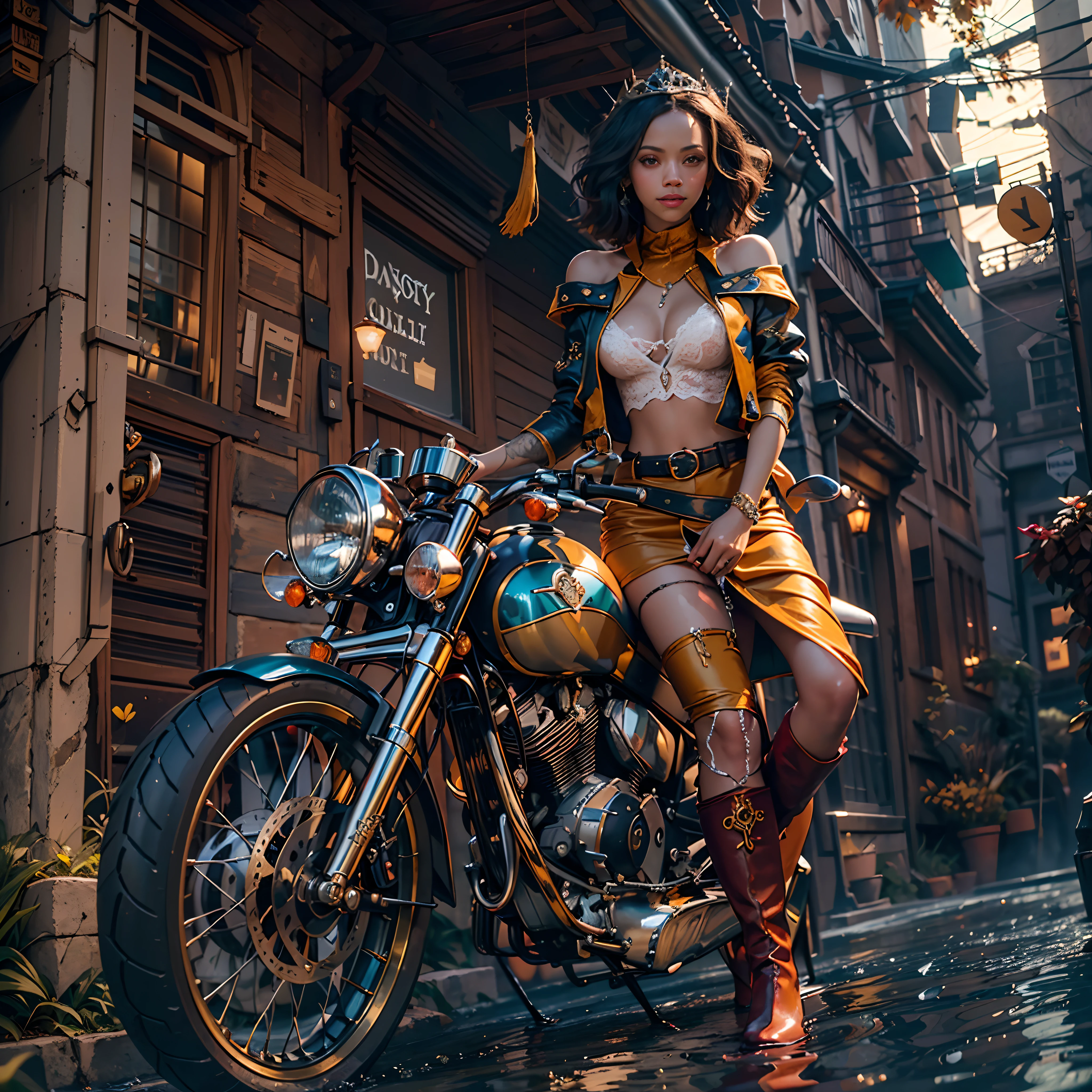 sunLight Masterpiece ๐๐ฆ๐นโค๐๐ก(๐๐ฉ๐๐โ๐๐ฅฟ๐ก๐ฉฒ๐
)๐ช๐ข๐ก๐ Urban equirectangular_360 deep path epic girl Heroe suit Marvel outfits mounted Harley_Davidson Beholder ultra_realist saturate meticulously intricate ultra pro-photorealistic optimal ultra_high_quality accurate ultra_high_detail ultra_high-resolution color-coded shading max perfection reflex graduated reflection extreme improved Octane_rendered opengl-shaders glsl-shader UHD XT3 64K 32K 16K 8K DSLR HDR unrealengine5 romm rgb pbr Analogic ultra_Sharpness focus fxaa cgi vfx sfx fkaa txaa rtx ssao post-processing post-production cell-shading tone-mapping volumetric lightning contrast Shadow 3dcg darkness night blackess outdoor Moon global luminescence Fire-follet Goddess dazzling mounted bike motocycle hearth "Riders" ride Ark "Heavy Metal" Diplomatic ((Queen sundrop glamour female Cosplay Diva "Zoe Saldana" Baroque ecstatic agate symmetrical athletic body skin tanmed clean cheekbones effects rougeoiment lazuli gorgeous beautiful yeux dark brown pupils black irises turquoise sapphires open mouth teeth obvious smile (tougue fall droplet water drop of water) cape levitating jacket floating Bridaldress Dickey Collar Charm Elastic Lace Turtleneck Sleeve Blouse Pullover Lining clavicles shoulders:Open papillotes white leathers breasts sideboob satin safran orange yellow skirt soies assorties lace corsait gothic zip tin livid red thick amples spinelle nombril revealing heart diamond chastity_belt silver adorned padlock Gold lock pubis scarlet pubis-hairy obvious indigo garter snap thighs legs boots gothic)) decorated ruby invoke CGSCOSITY onyx (EOS R6 135mm 1/1250s f/2.8 ISO400) opals moto inox Mechanized carbonite rune armor chrome gold fathom brass richly decorated glyphs ornate lava navy plasma Tourmaline silver earth lava incandescent flash-fire-shoot depthfield population car background floraison Monarch kindergarden chef-d' monster butterfly tattoo Bruce_Weber girl naked sex nsfw multi various etc.