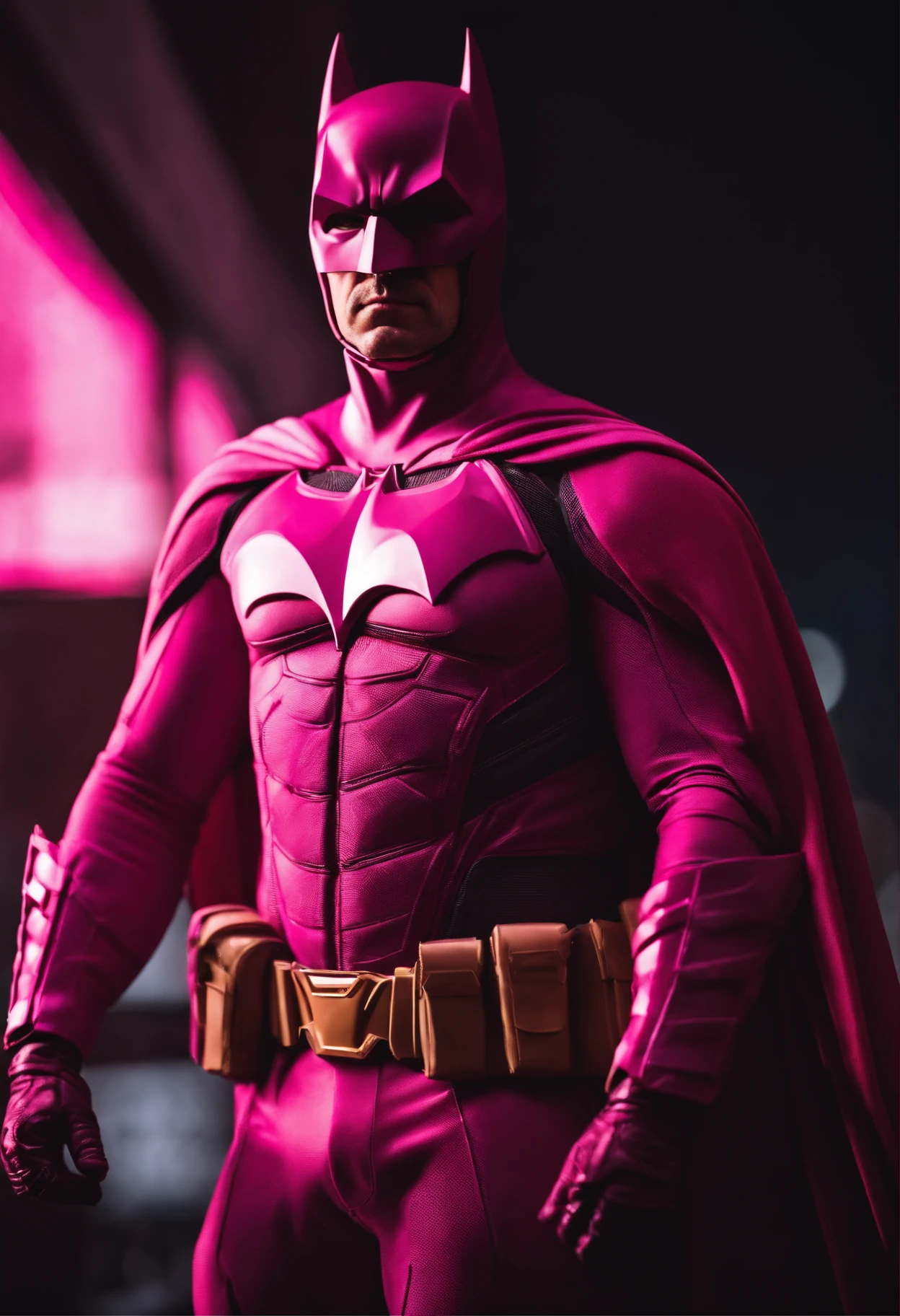 Batman mcu pink suit