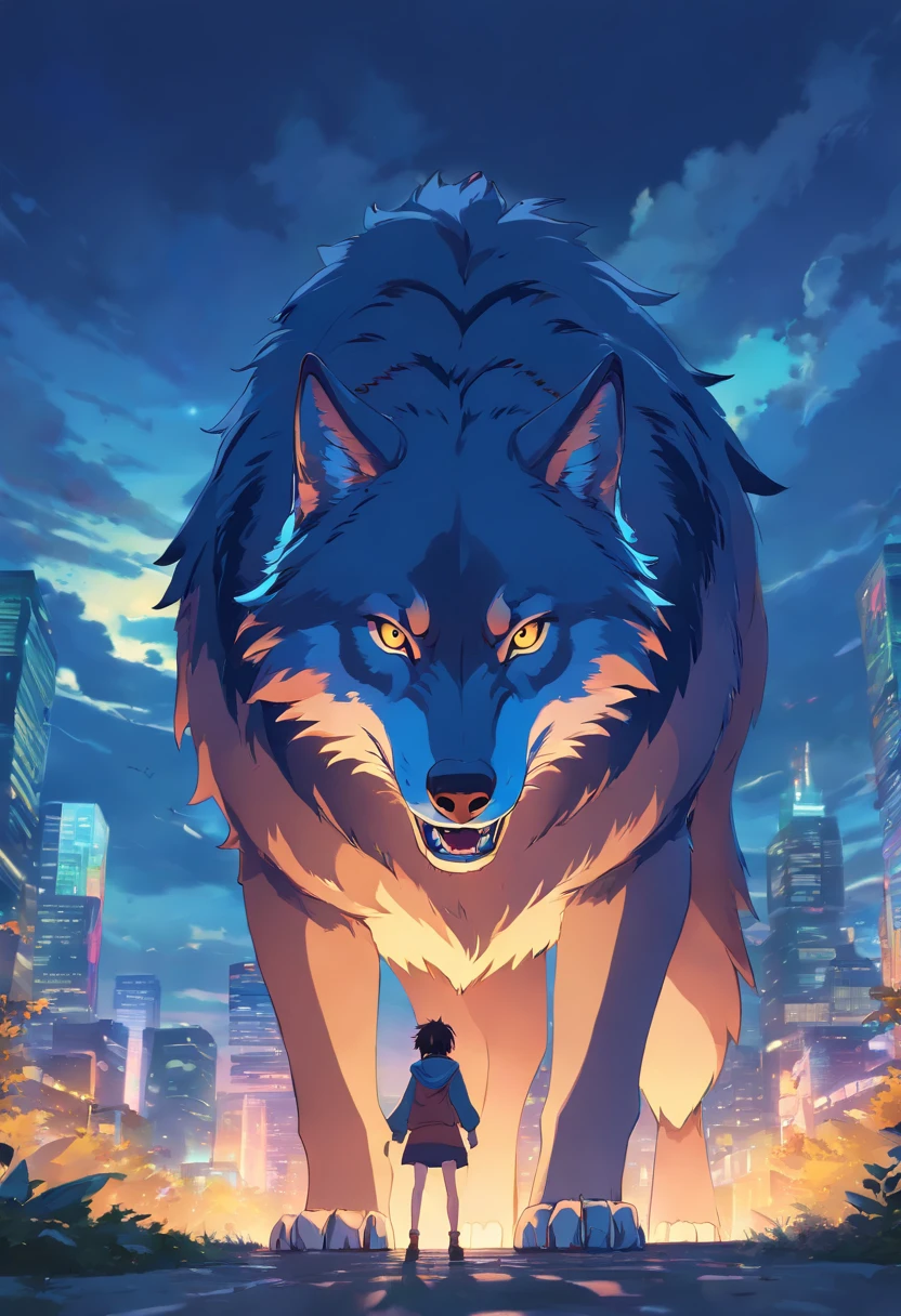 image of a monster in the form of a wolf