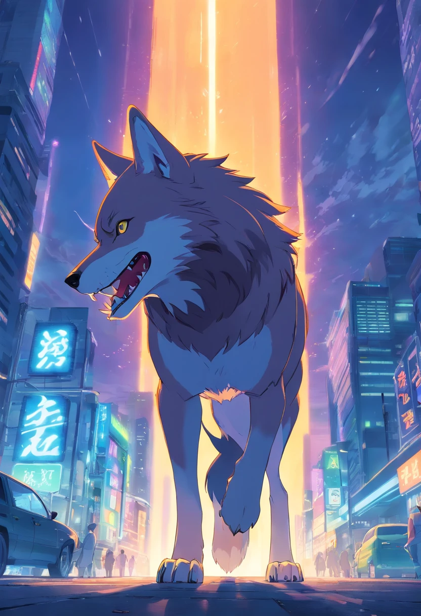 image of a monster in the form of a wolf
