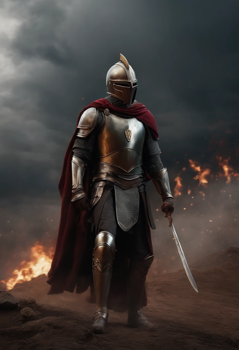 Harry Potter as a Spartan warrior, Dying on the battlefield , Bloody armor, Epic, 8K