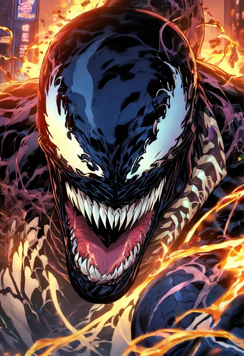 naughty man;
masculine;
brawny;
Platinum colored hair;
long and spiky hair;
bluish gray skin (avatar type);
Plasma veins;
Black colored eyes;
Cao Cao;
space background;
Kaiju humanoid