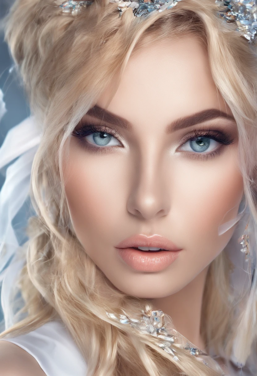 (best quality,4k,8k,highres,masterpiece:1.2),ultra-detailed,(realistic,photorealistic,photo-realistic:1.37),beautiful detailed eyes,beautiful detailed lips,extremely detailed eyes and face,blonde woman with bow,blurry background,soft lighting,portraits,vivid colors,hair flowing in the wind,natural beauty,piercing gaze,subtle smile,artistic rendering,medium:oils.