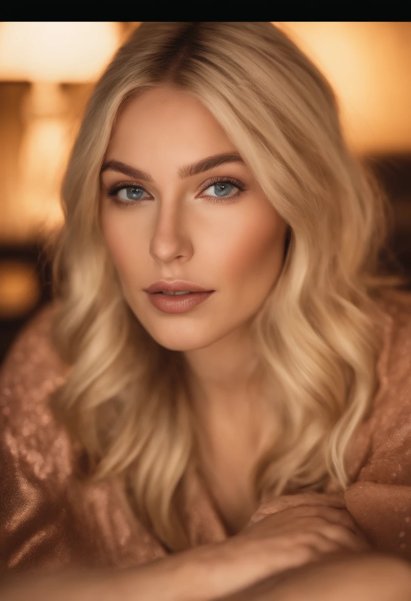 Photo bien detailler et centrer sur le visage, blonde de 24 ans, juste le visage sur lobjectif, photo realist, (very detailed skin:1.2), 8K UHD, DSLR, softlighting, High quality, grain du film, Fujifilm XT3, accurate anatomy, laying in bed
