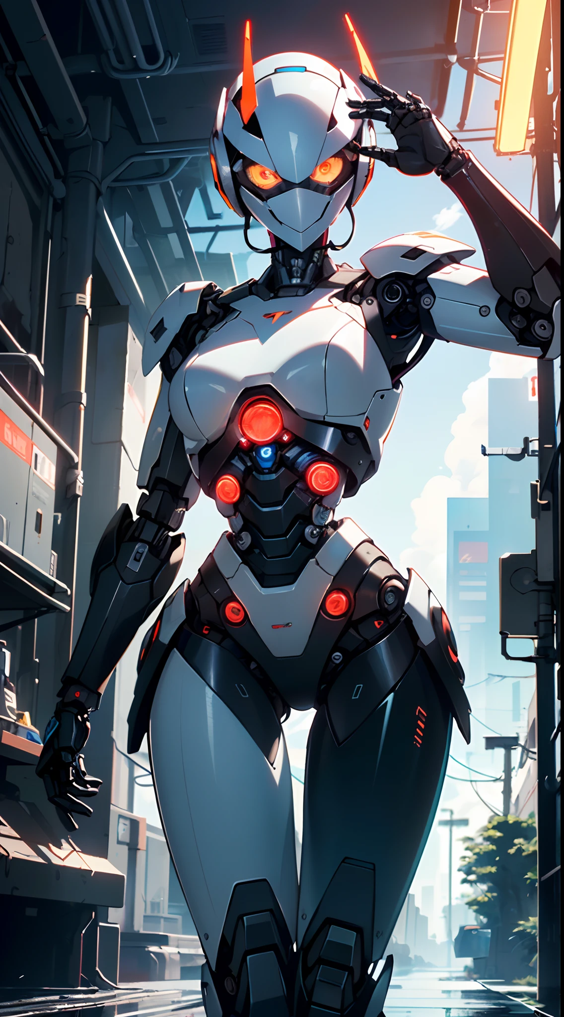 (((girl robot))),assaultron, itrobo2022, 1girl,robot,humanoid robot,robot joints,joints,black robot helmet,black armor,head-mounted display,humanoid robot,white robot joints,one-eyed,white joints,no humans,((black armor)),wide hips,curvy,mechanical arms,crotch plate,science fiction,post-apocalypse,outside,large breasts:1.4,(very long legs:1.4),

reelmech,cyborg girl,(cyborg girl:1.5),android,((mechanical robot girl)),

(((doll))),((((black skin,doll joints:1.5,mechanical hands:1.5,black armored dress,tesla coils,mechanical doll:1.5,Body of a machine,black metallic skin,ball joint,cyborg:1.5,robotic parts,robot)))),(Mechanical joints: 1.4,Mechanical limbs),mecha armor suit, full face armor, full body armor,

lot of rgb,(spider lower abdomen),

(nsfw),

motorcycle black helmet,(wearing head-mounted display that is chunky and hi-tech with neon lights:1.2),corporate logos,complete black helmet,no face,black body,black skin,black robotic body,((((technological face mask,Cybernetic_Jawless, black mask)))),

(dynamic pose:1.0),solo focus,embarrassed,(centered,scale to fit dimensions,Rule of thirds),

cyberpunk city by the ocean at night, with bright neon signs and dark stormy clouds and puddles, scenery:1.25,

highres, sharp focus, (ultra detailed, extremely detailed), (photorealistic artwork:1.37),(extremely detailed CG unity 8k wallpaper),((synthwave background theme)),(((vibrant colors))),(intricate background),(masterpiece),(best quality),