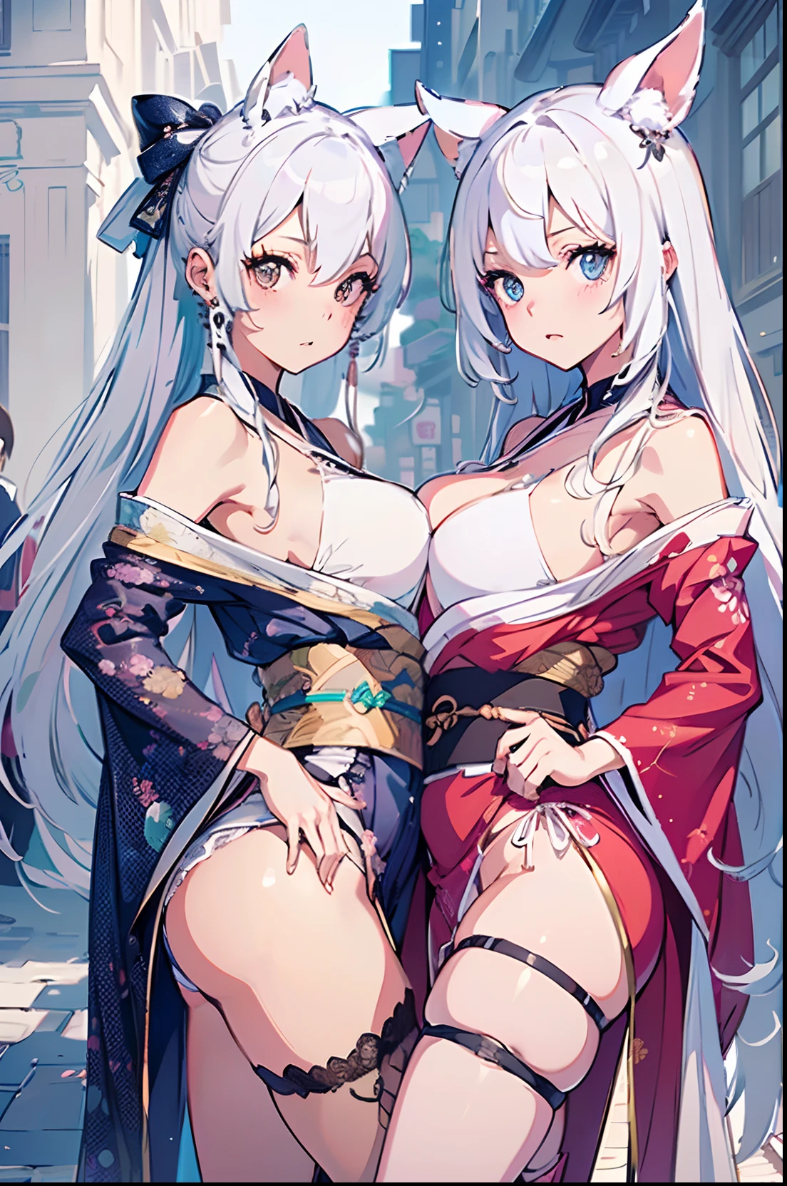 (masutepiece:1.4),ultra -detail、hyper quality、High resolution、Beautiful adult woman、Beautiful skins、Beautiful muscles、(((Kimono with beautiful decoration)))、(((Beautiful decorated panties)))、(((Luxury costumes)))、top-quality、16-k illustration、masterpiece、high detailing、beatiful backgrounds、((Detailed drawing))、Perfect Photo、Perfect Beautiful Girl、spot light、cowboy shot