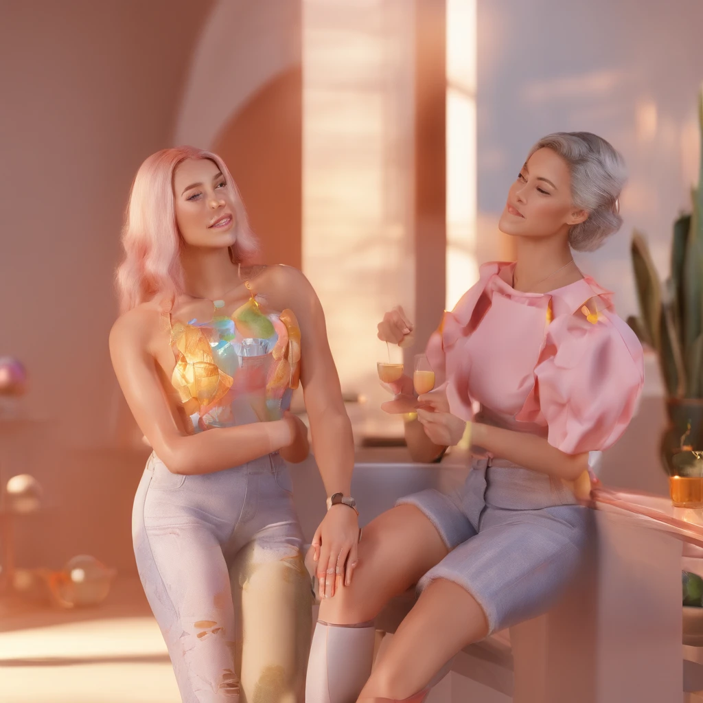 aesthetic photograph of female couples