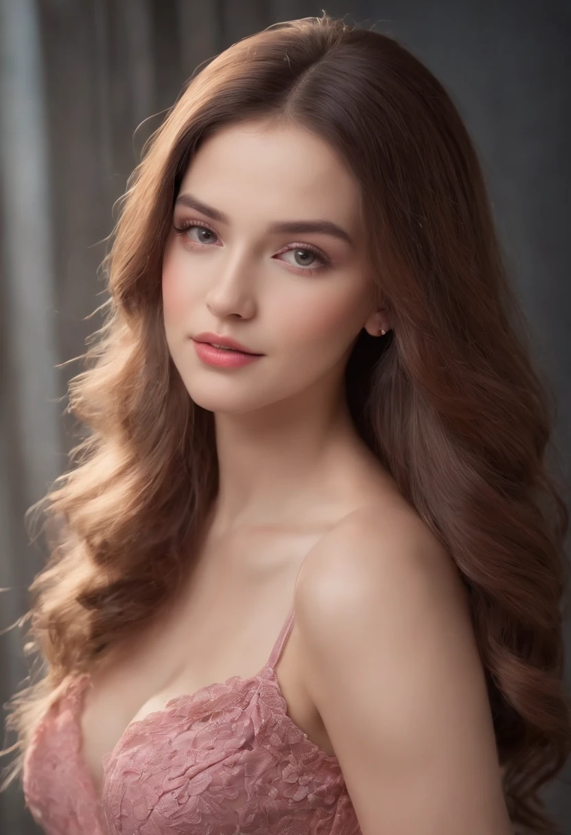 (best quality,4k,Realistic,fotografia:1.37),ultra-detalhado,corpo forte e definido,uma menina de 16 anos com cabelo rosa ondulado,vestindo um manto preto fechado com detalhes dourados, em pose de comando, Body from head to toe,photorealistic expression,colorful scenery of vibrant tones,dynamic lighting.