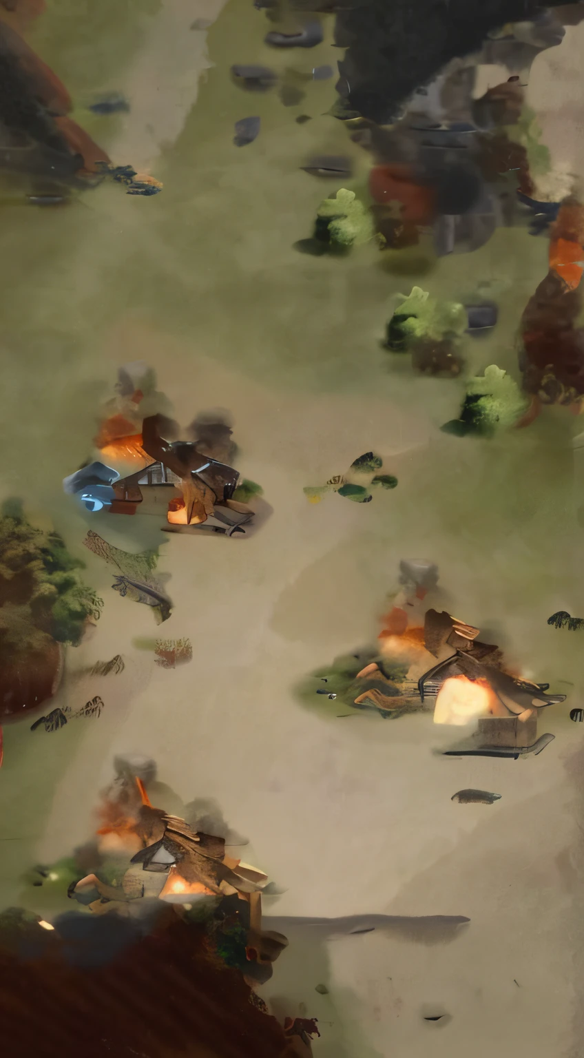 closeup cleavage, Background with,villages, game screenshot, game footage,