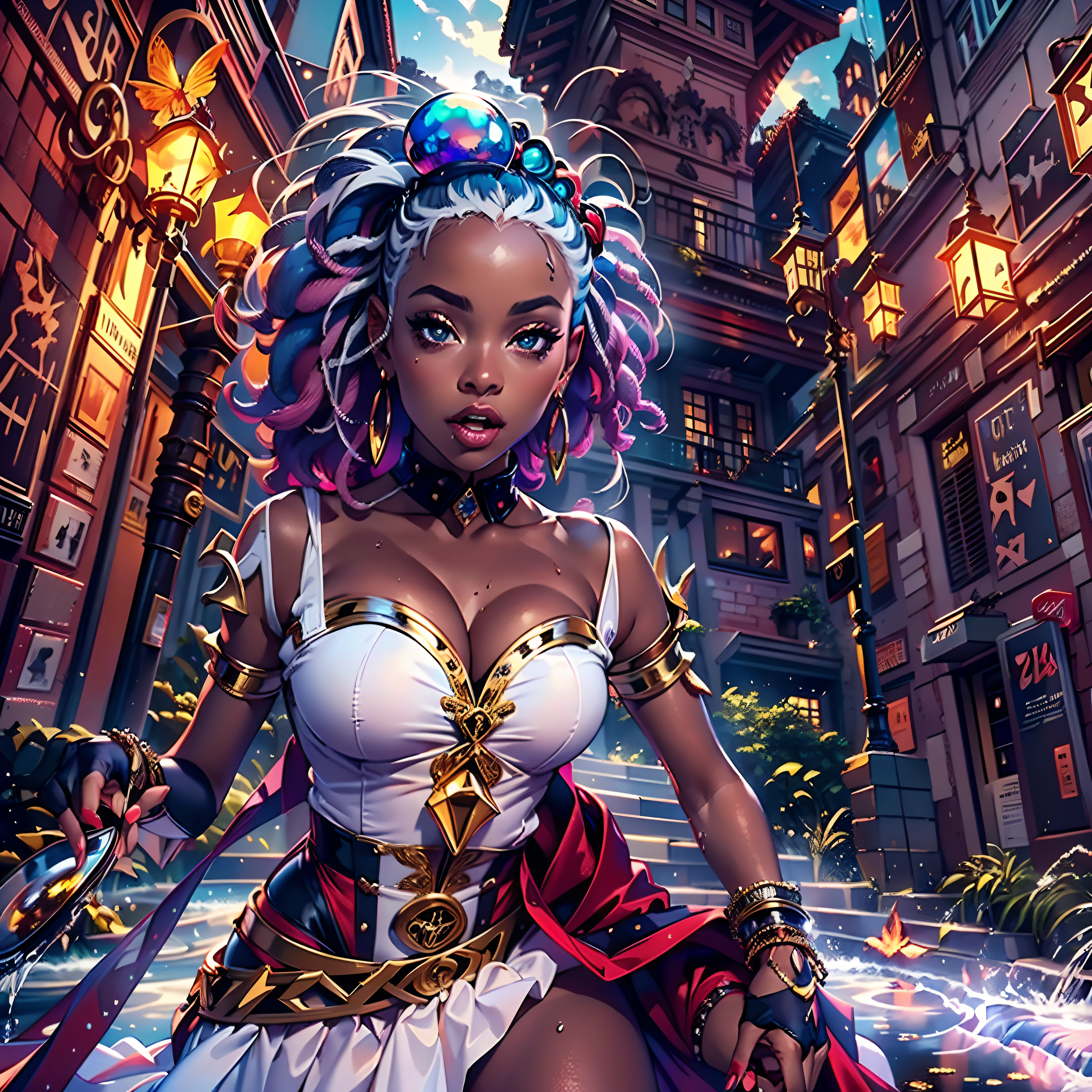 Sun Masterpiece epic deep path equirectangular_360 Urban sunLight 🎈🍦🍹❤🔆🕡(😘👩🎀👗⚜👒🥿👡🩲💅)🎪🎢🎡🎠 girl Heroe Marvel "Storm" Ghost_Rider outfits Beholder ultra realist saturate meticulously intricate ultra pro-photorealistic optimal ultra_high_quality accurate ultra_high_detail ultra_high-resolution color-coded shading perfection max reflex graduated reflection extreme improved Octane_rendered opengl-shaders glsl-shader UHD XT3 64K 32K 16K 8K DSLR HDR unrealengine5 romm rgb pbr Analogic ultra_Sharpness focus fxaa cgi vfx sfx fkaa txaa rtx ssao post-processing post-production cell-shading tone-mapping volumetric lightning contrast Shadow 3dcg global luminescence Fire-follet Goddess dazzling mounted motocycle hearth Ark "Heavy Metal" Diplomatic Queen sundrop glamour female Cosplay "Ororo Munroe" Baroque (( Diva hairstyle black african dreadlock curly agate symmetrical athletic fullbody blackess skin tanmed epic gorgeous clean cheekbones effects rougeoiment embarrassed lazuli ultra beautiful yeux dark brown pupils black irises turquoise sapphires ecstatic open mouth teeth obvious smile (tougue fall droplet water drop of water) cape levitating jacket floating Bridaldress Dickey Collar Charm Elastic Lace Turtleneck Sleeve Blouse Pullover Lining clavicles shoulders:Open papillotes white leather breasts fine sideboob satin safran orange yellow skirt soies assorties lace corsait gothic zip tin livid red thick amples spinelles nombril revealing diamond heart chastity_belt silver adorned padlock Gold lock pubis scarlet pubis-hairy obvious indigo garter snap thighs legs boots)) gothic ruby invoke CGSCOSITY onyx blazing burning_skull gem flame jewel fire opal inox rune armor chrome gold heavyflat band richly decorated glyphs ornate lava navy plasma Tourmaline silver earth lava incandescent flash depthfield street population background floraison Monarch kindergarden chef-d' monster butterfly tattoo Bruce_Weber girl naked sex nsfw multi various etc.