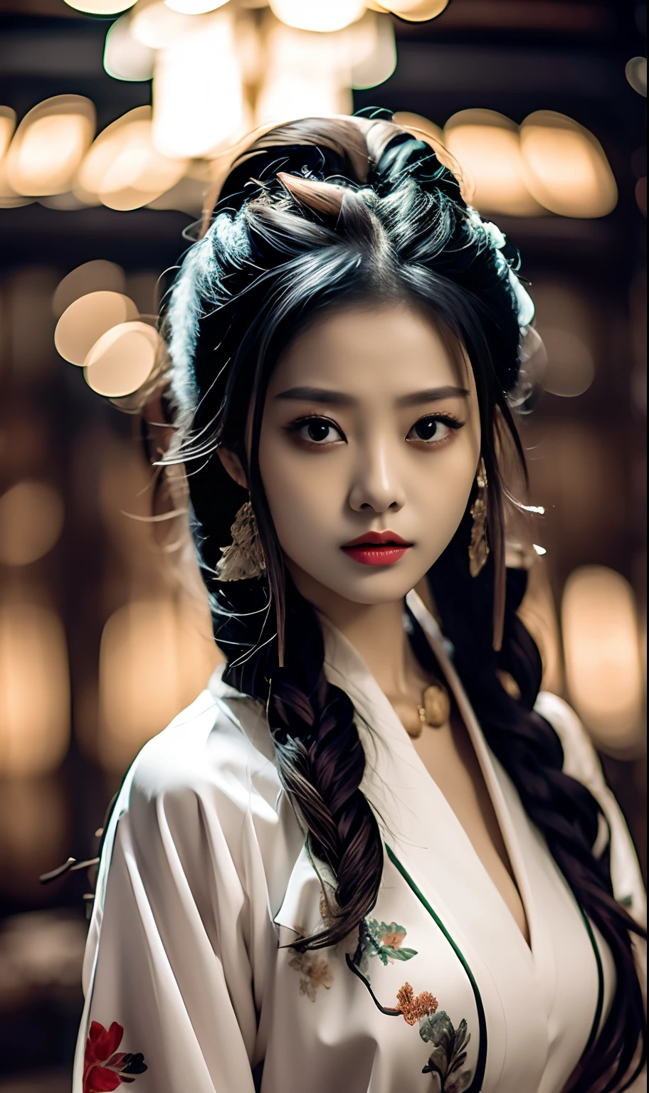 masterpiece, best quality, wuxia 1girl