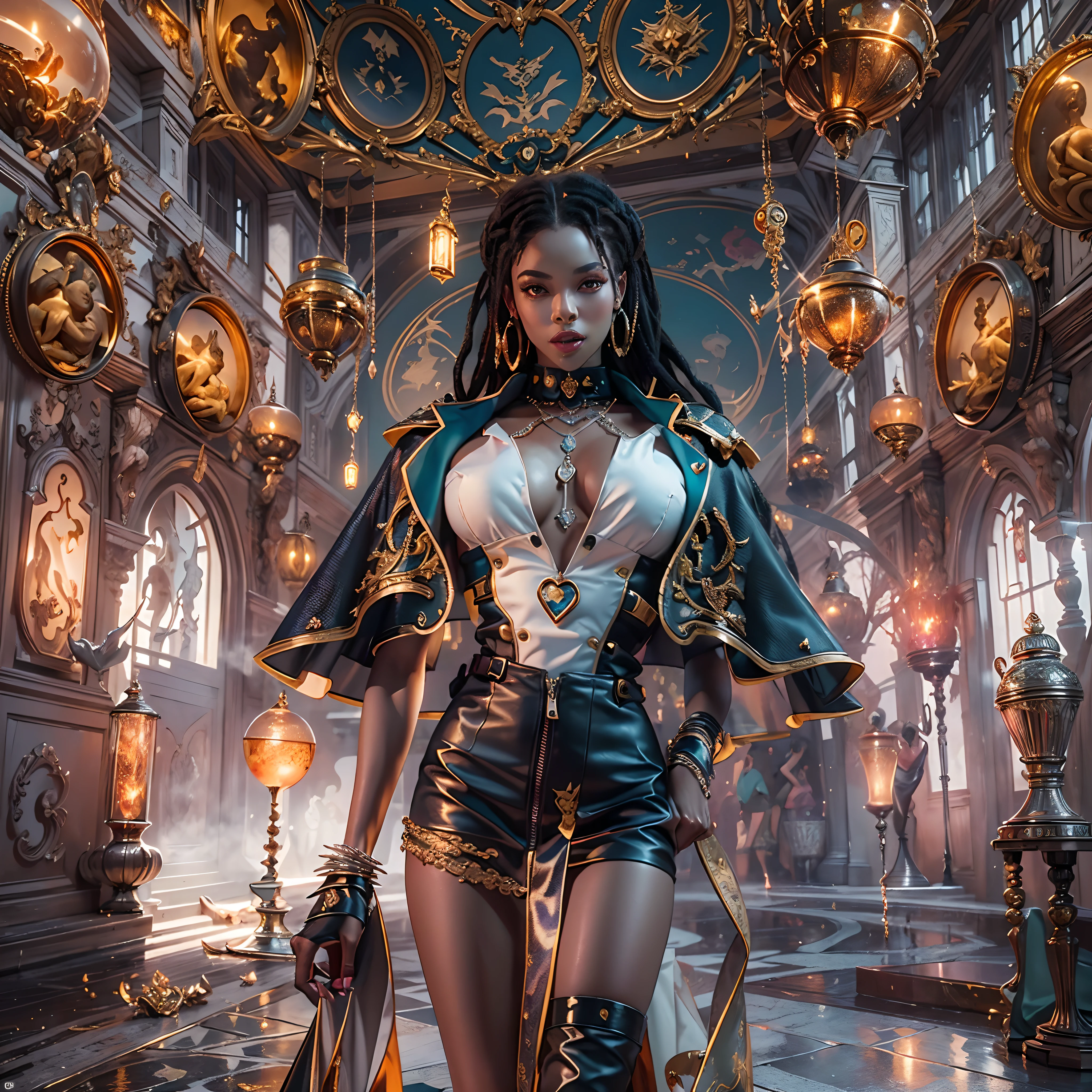 Sun Masterpiece epic deep path equirectangular_360 Urban sunLight 🎈🍦🍹❤🔆🕡(😘👩🎀👗⚜👒🥿👡🩲💅)🎪🎢🎡🎠 girl Heroe Marvel "Storm" Ghost_Rider outfits Beholder ultra realist saturate meticulously intricate ultra pro-photorealistic optimal ultra_high_quality accurate ultra_high_detail ultra_high-resolution color-coded shading perfection max reflex graduated reflection extreme improved Octane_rendered opengl-shaders glsl-shader UHD XT3 K 32K 16K 8K DSLR HDR unrealengine5 romm rgb pbr Anic ultra_Sharpness focus fxaa cgi vfx sfx fkaa txaa rtx ssao post-processing post-production cell-shading tone-mapping volumetric lightning contrast Shadow 3dcg global luminescence Fire-follet Goddess dazzling mounted motocycle hearth Ark "Heavy Metal" Diplomatic Queen sundrop glamour female Cosplay "Ororo Munroe" Baroque (( Diva hairstyle black african dreadlock curly agate symmetrical athletic fullbody blackess skin tanmed epic gorgeous clean cheekbones effects rougeoiment embarrassed lazuli ultra beautiful yeux dark brown pupils black irises turquoise sapphires ecstatic open mouth teeth obvious smile (tougue fall droplet water drop of water) cape levitating jacket floating Bridaldress Dickey Collar Charm Elastic Lace Turtleneck Sleeve Blouse Pullover Lining clavicles shoulders:Open papillotes white leather breastsideboob satin safran orange yellow skirt soies assorties lacorsait gothic zip tin livid red thick amples spinelles nombril revealing diamond heart chastity_belt silver adorned padlock Gold lock pubis scarlet pubis-hairy obvious indigo garter snap thighs legs boots)) gothic ruby invoke CGSCOSITY onyx blazing burning_skull gem flame jewel fire opal inox rune armor chrome gold heavyflat band richly decorated glyphs ornate lava navy plasma Tourmaline silver earth lava incandescent flash depthfield street population background floraison Monarch kindergarden chef-d&#39 monster butterfly tattooce_Weber girl naked sex nsfw multious et