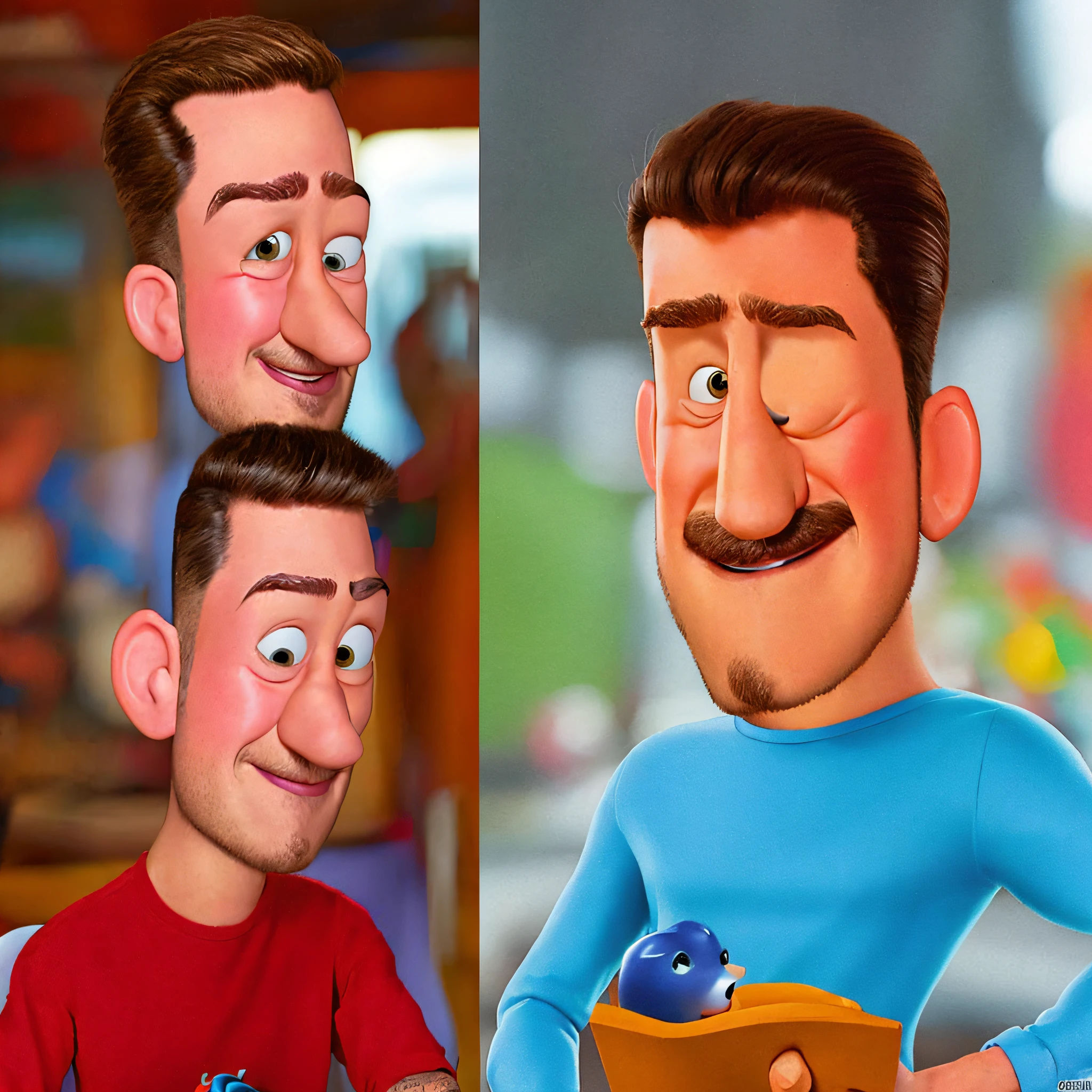 Retrato de chrisbrigido como personagem pixar