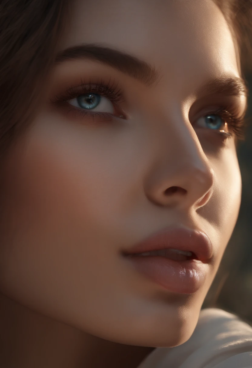 best quality,4k,8k,highres,masterpiece:1.2,ultra-detailed,realistic:1.37,portrait,human face,human eyes,human lips,girl's face,beautiful detailed eyes,beautiful detailed lips,extremely detailed eyes and face,long eyelashes,smooth skin texture,Natural lighting,neutral color tone,soft shadows,dreamlike atmosphere,emotionally expressive,surrealistic background,dramatic pose,vibrant colors,delicate brushstrokes,subtle details,high contrast,sharp focus,artistic interpretation,professional,HDR,UHD,studio lighting,ultra-fine painting,physically-based rendering,extreme detail description,full of depth,realistic human skin texture,lifelike facial features,meticulous rendering,impressive realism.
