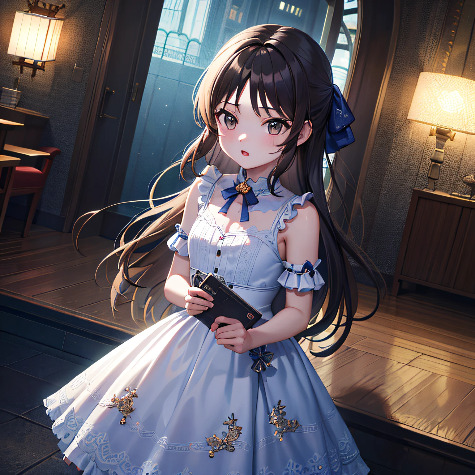 ultra detailed game CG, (High resolution:1.1),(absurderes:1.1), Best Quality, Ultra high definition, The highest resolution, Very detailed, 1girl in, (Little Girl:1.1)