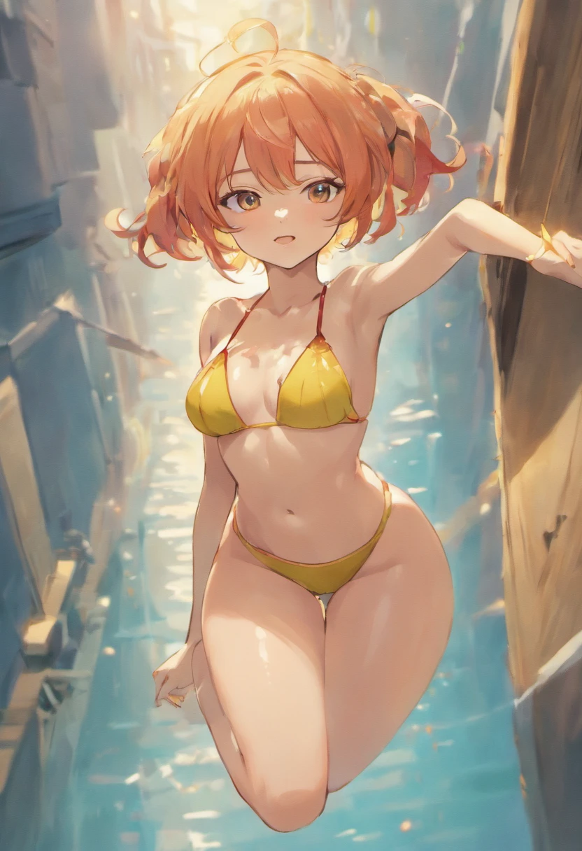 Realistic、High-leg competitive swimwear、Full body lotion、According to、Tecateca、、Kojiri、slim figure、slenderness、slender、Petite bust、Slim Girl Model、Beautuful Women、backs、Slender eyes、brunette color hair、short-cut、low angles、zoomed out、Upper body naked、 、perspired、red blush、buttock、Bite、Opening legs、Opening legs、Legs open、Opening legs、Spread your legs apart