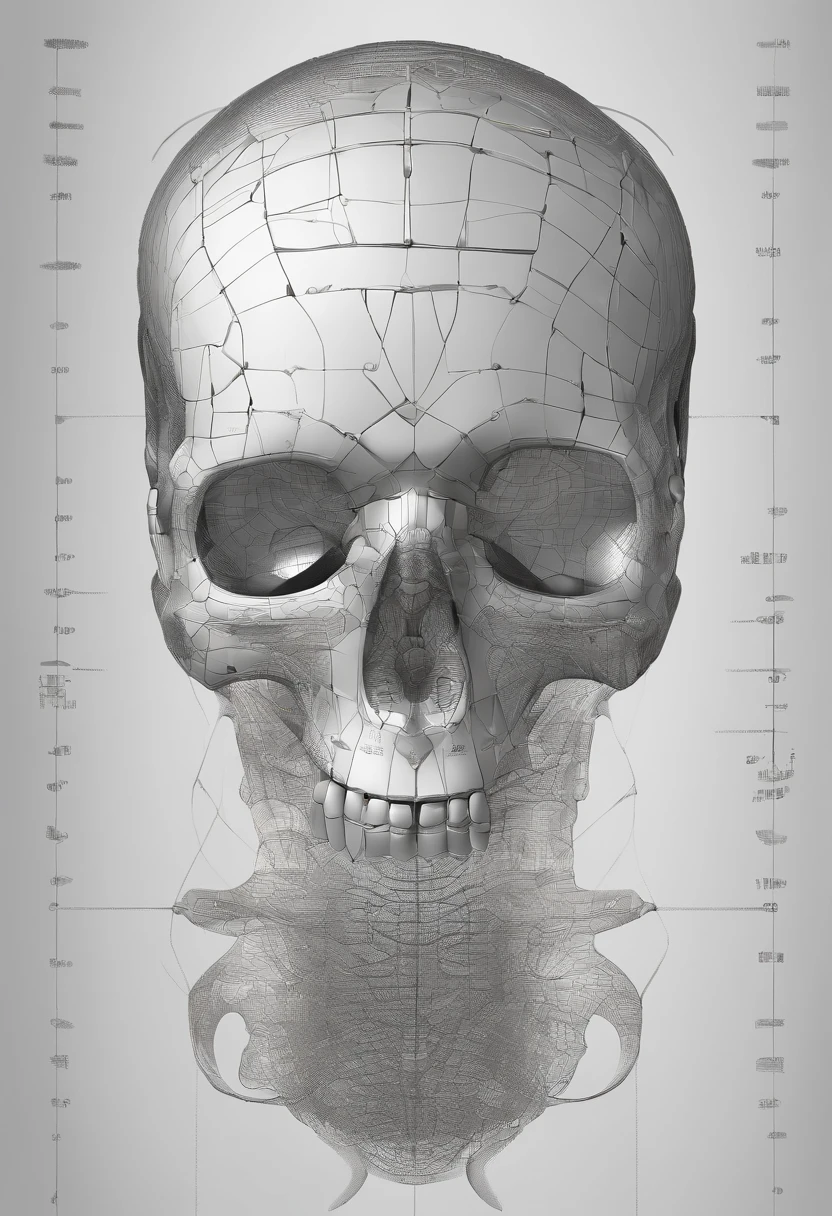 3D schematic of a hip implant,Made of titanium,metalictexture,Gradient density implants,The outer layer is dense and wear-resistant,The inner layer is porous with bone-like tissue,The whole picture is futuristic and technological,Ultra-clear details,Cinematic texture