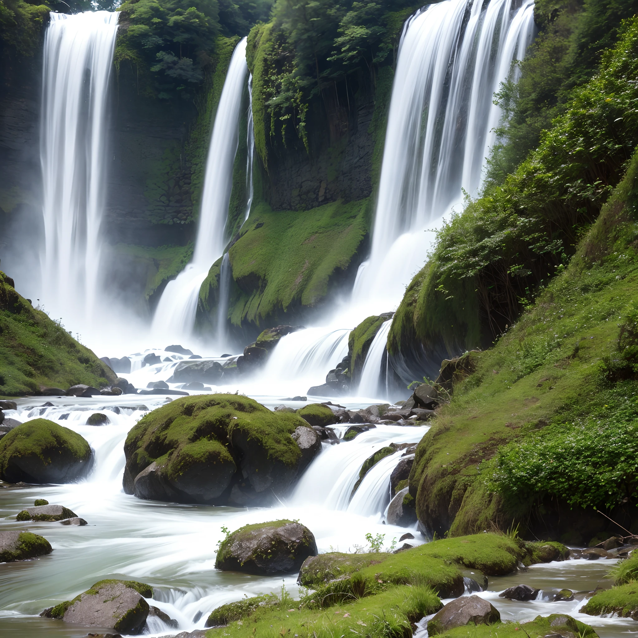 Kegon Falls, masterpiece, super detail, best quality