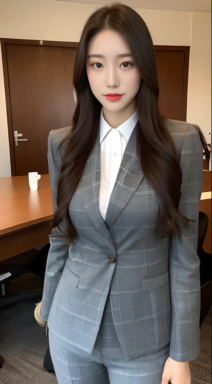 Tall and slender beauty、Beauty in suits、Colossal tits、undershirt、Cool beauty、Career woman、Japan beauties、modeled、tiese，office room，janelas