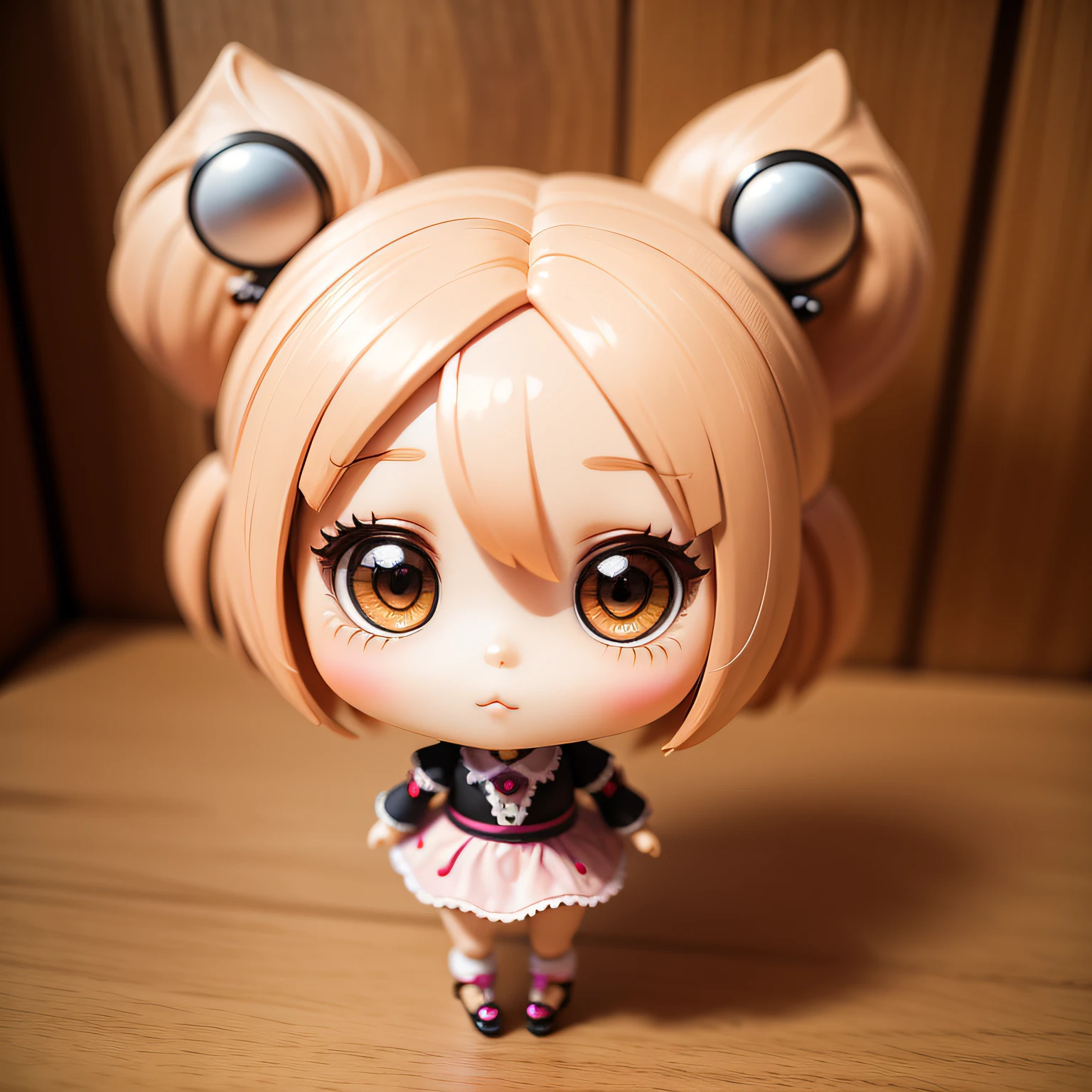 a beautiful chibi girl girl doll crisp 8k from gari, estilo chibi