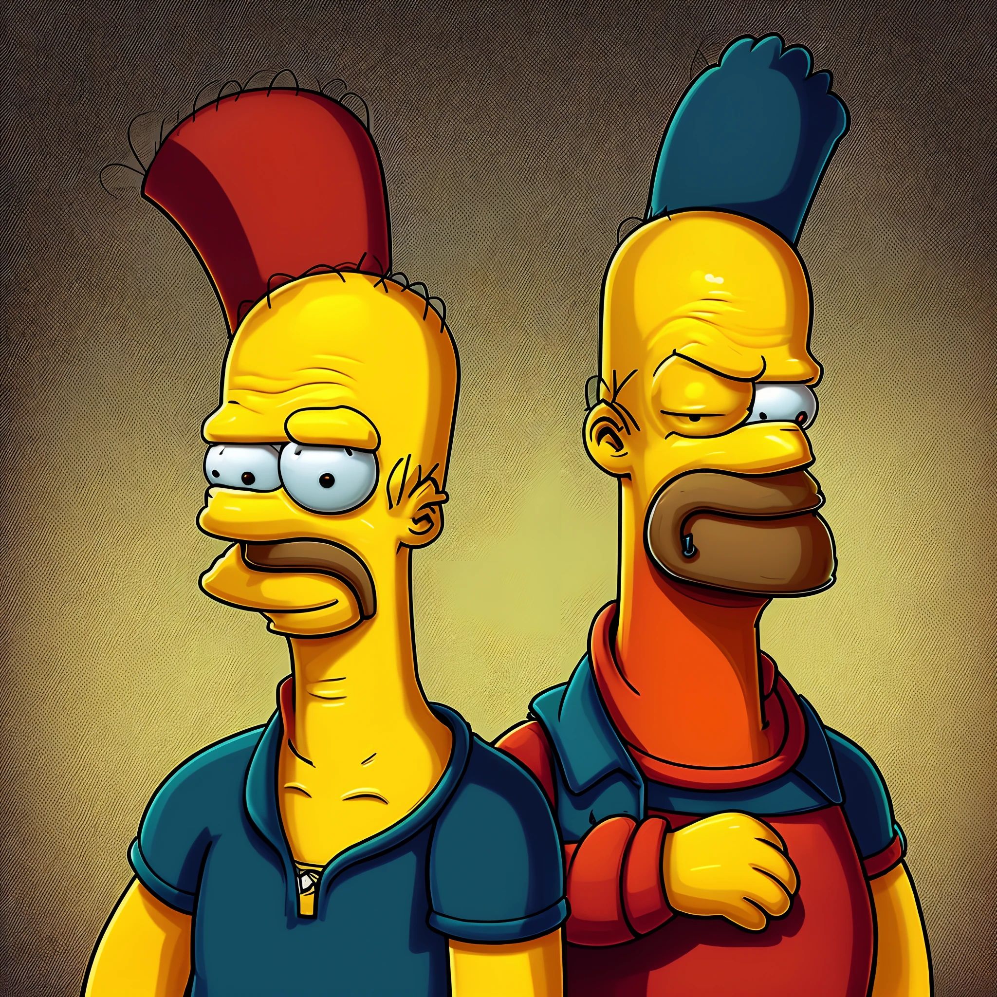 What would a character named Arsene look like in The Simpsons with the cartoon aesthetic