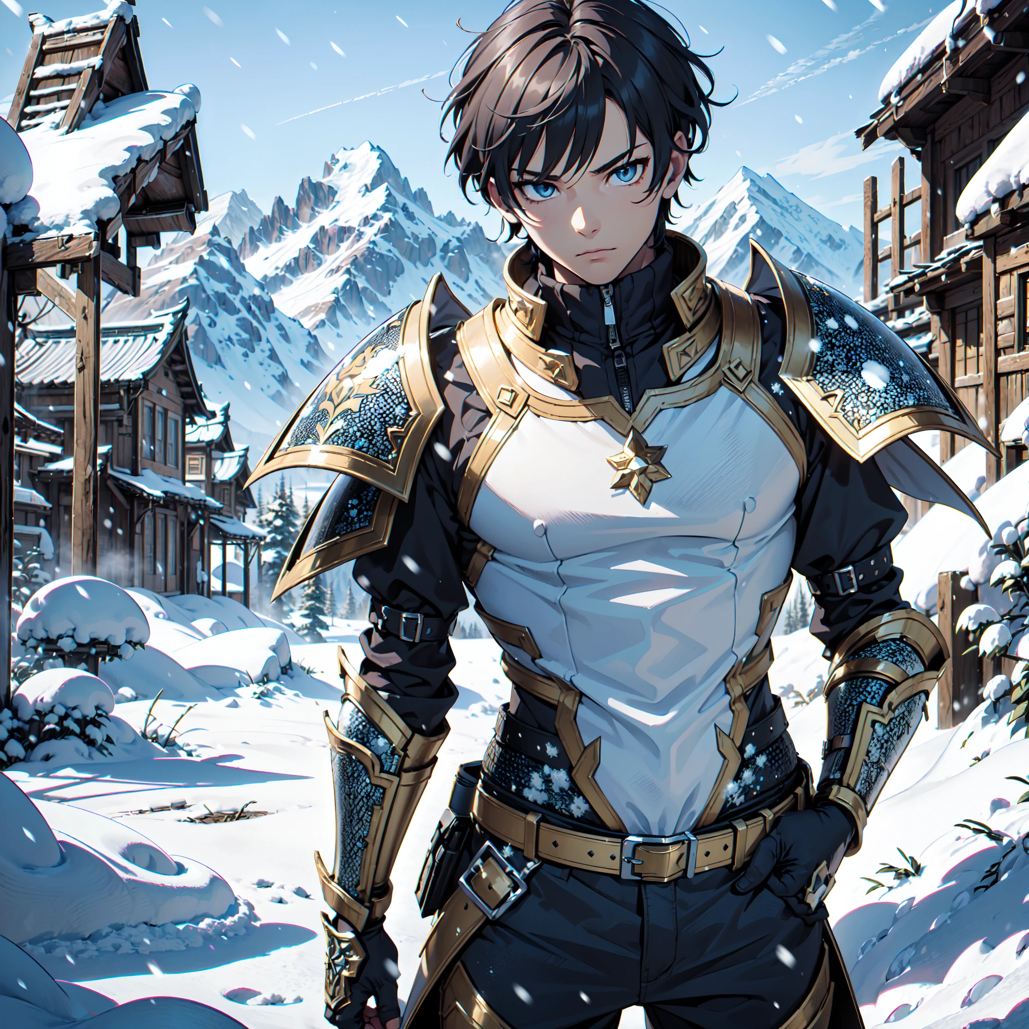 128K Ultra High Definition,
128K Ultra High Quality,
128K Ultra High Resolution,
Best Definition,
Best Quality,
Best Resolution,
Perfectly Detailed,
Perfectly Designed,
Extremely Detailed,
Extremely Designed,
Hyper Detailed,
Hyper Definition,
Hyper Quality,
Hyper Resolution,
Masterpiece,
Anime,
Body Shot,
(((1 Boy))),
Handsome,
Short Hair,
(((Hyper Detailed Armor Plates))),
(((Hyper Detailed Cuirass))),
(((Hyper Detailed Baron Armor))),
(((Snow Mountain Kingdom Background Scenery))),