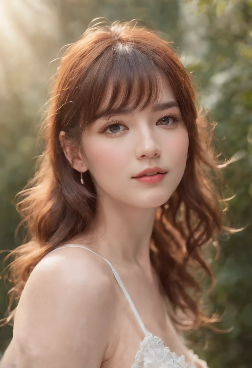 (masterpiece), (best quality), (ultra detailed),(disheveled hair),(illustration), (1girl), (Fashionable clothing), standing, Fashion model, looking at viewer, (interview), (simple background),beautiful detailed eyes, delicate beautiful face, Floating,(high saturation),(colorful splashes),colorful bubble,(shining), focus on face, ponytail, kamisato ayaka, light blue hair, bangs, hair ring, floating flowers, floating hairs, (shining), best lighting, best shadow,