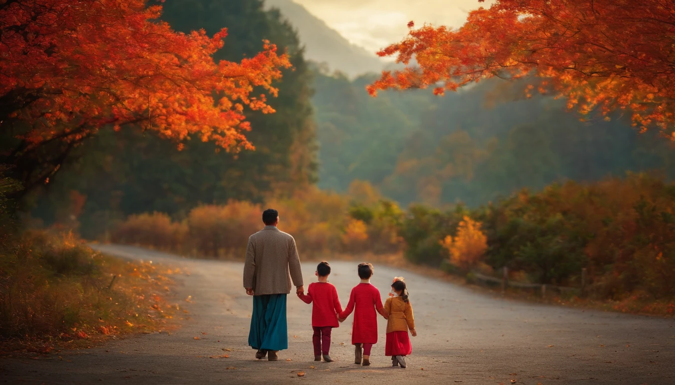 mid autumn family