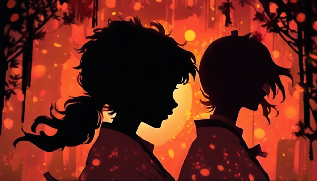 (Silhouette Art,cutouts:1.6)
(((Paper cutting art,A world where only black exists:1.3)
(Cowboy Shot),1 girl,Solo,
(Girl in kimono,profile:1.2),wine bottle、crowd
break
(Colorful colored neon lights)
Textured glass background,Tarot card atmosphere