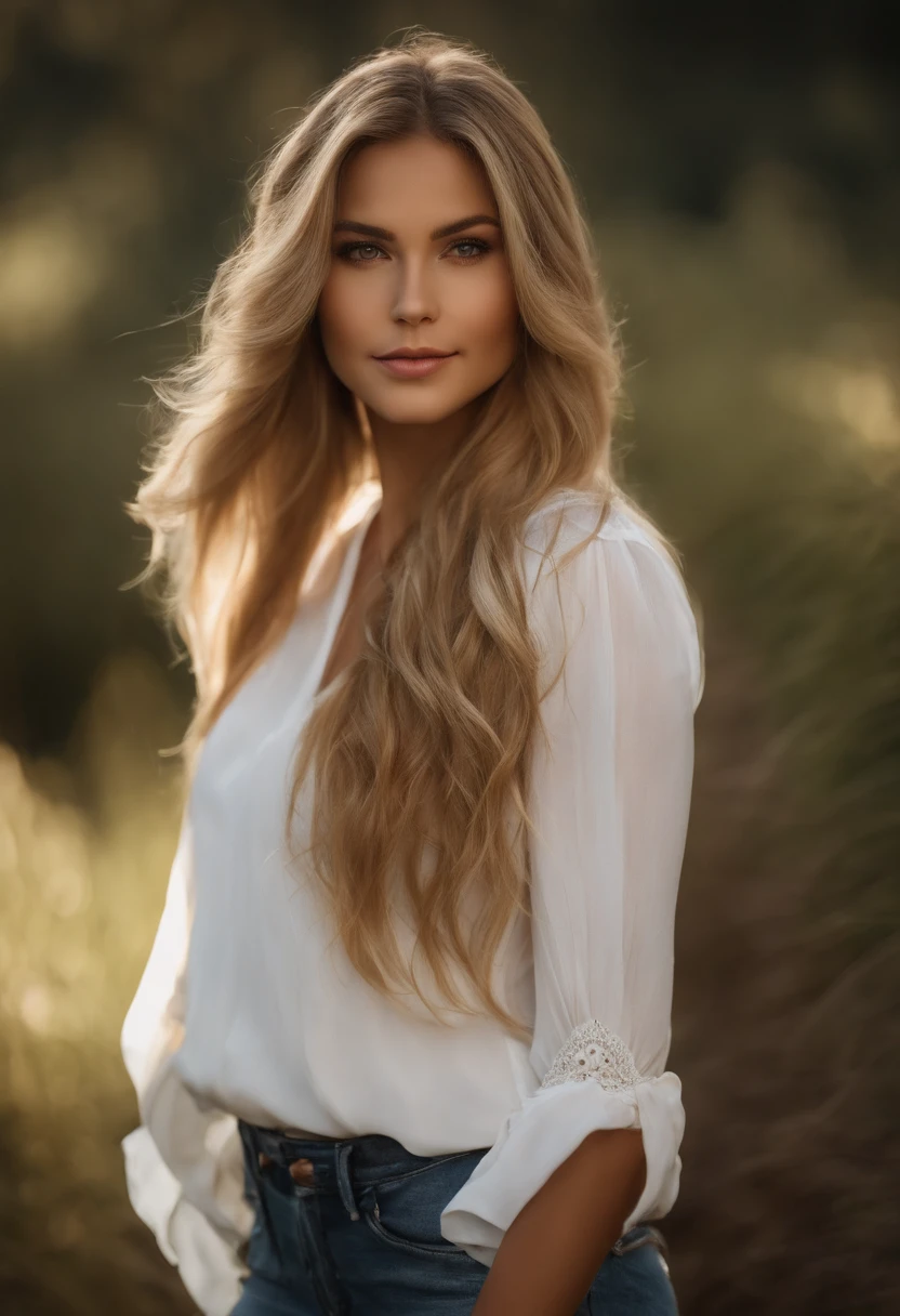 profesional, (Foto 4k:1.1) por (Jeremy Lipking:0.3), (Dittmann Anna:0.3), (Marca ariana:0.3), (foco nítido:1.3), High detail, Vistiendo (Camisa escotada:1.2), Hermosa cara detallada, Ojos color avellana, cabello largo y rubio, (Mujer joven atractiva:1.3), (seductor:1.1), (ruboroso:1.1), Forma del cuerpo con curvas, pechos grandes y redondos grandes, caderas anchas de Thicc, Diosa rubia, Traje ajustado, Vestimenta ajustada, sonriendo seductoramente, cara bonita, Chica perfecta de pelo blanco, Pose satisfecha, Linda sonrisa seductora, hermosa chica rubia, buena joven, beautiful angle, Pose atractiva,  girl, pose sexy, Una hermosa rubia, Imagen de cuerpo entero, cuerpo completo, full body shoot, con falda y botas negras