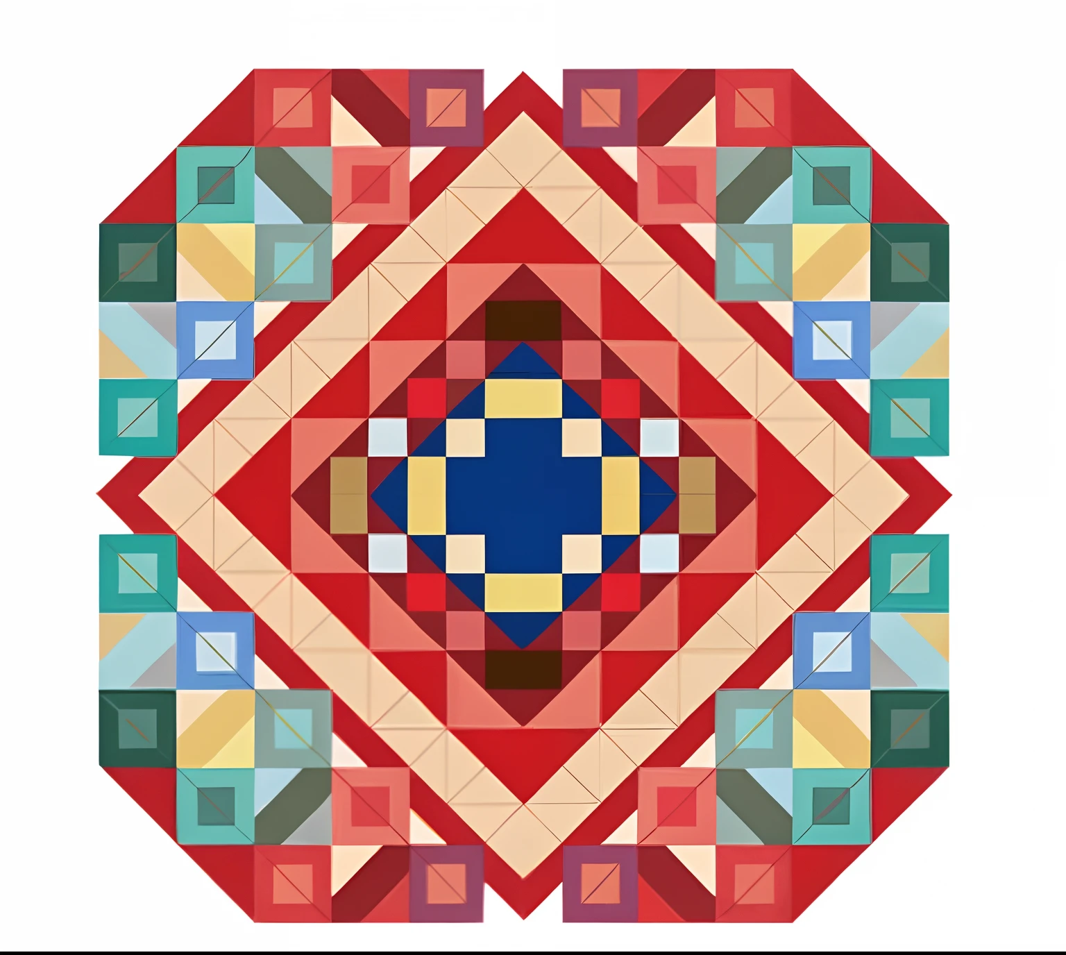 Vector flat logo, circular logo, 2D image of flat vector windmill, surrounded by decorative elements such as embroidery, batik, butterflies and plants, colors are red, turquoise and black --auto --s2