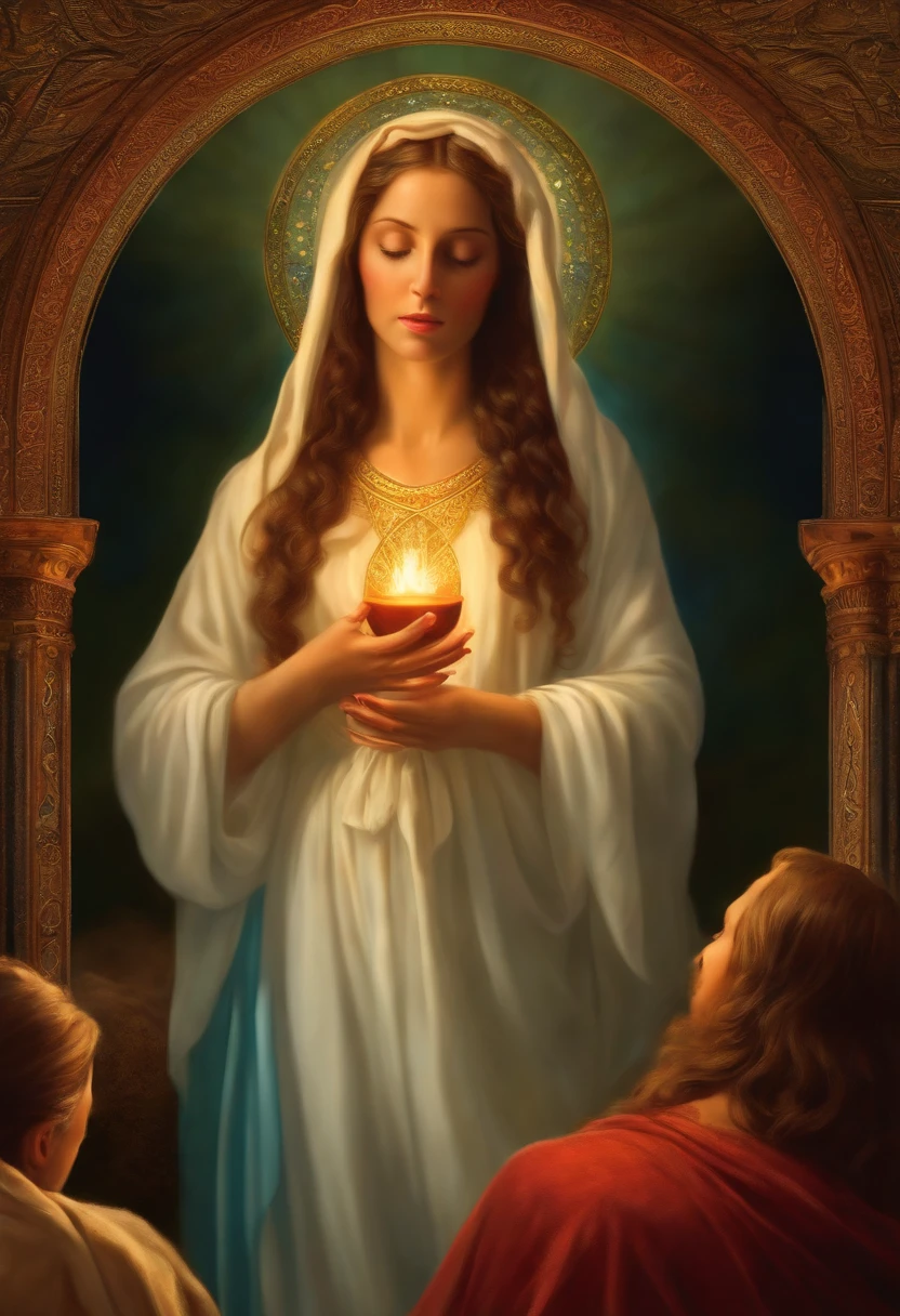 Vision of Mary Magdalene disciple of Jesus Christ