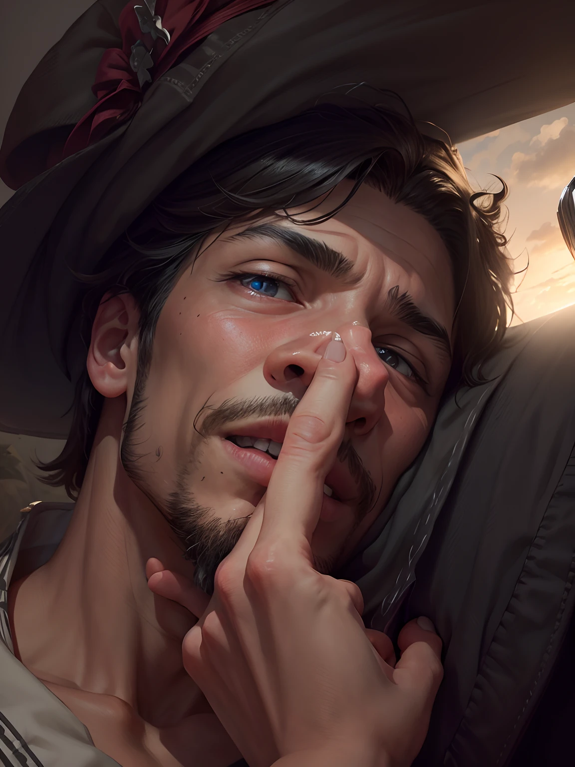 Handdsome boy ultra realistic, --v 4