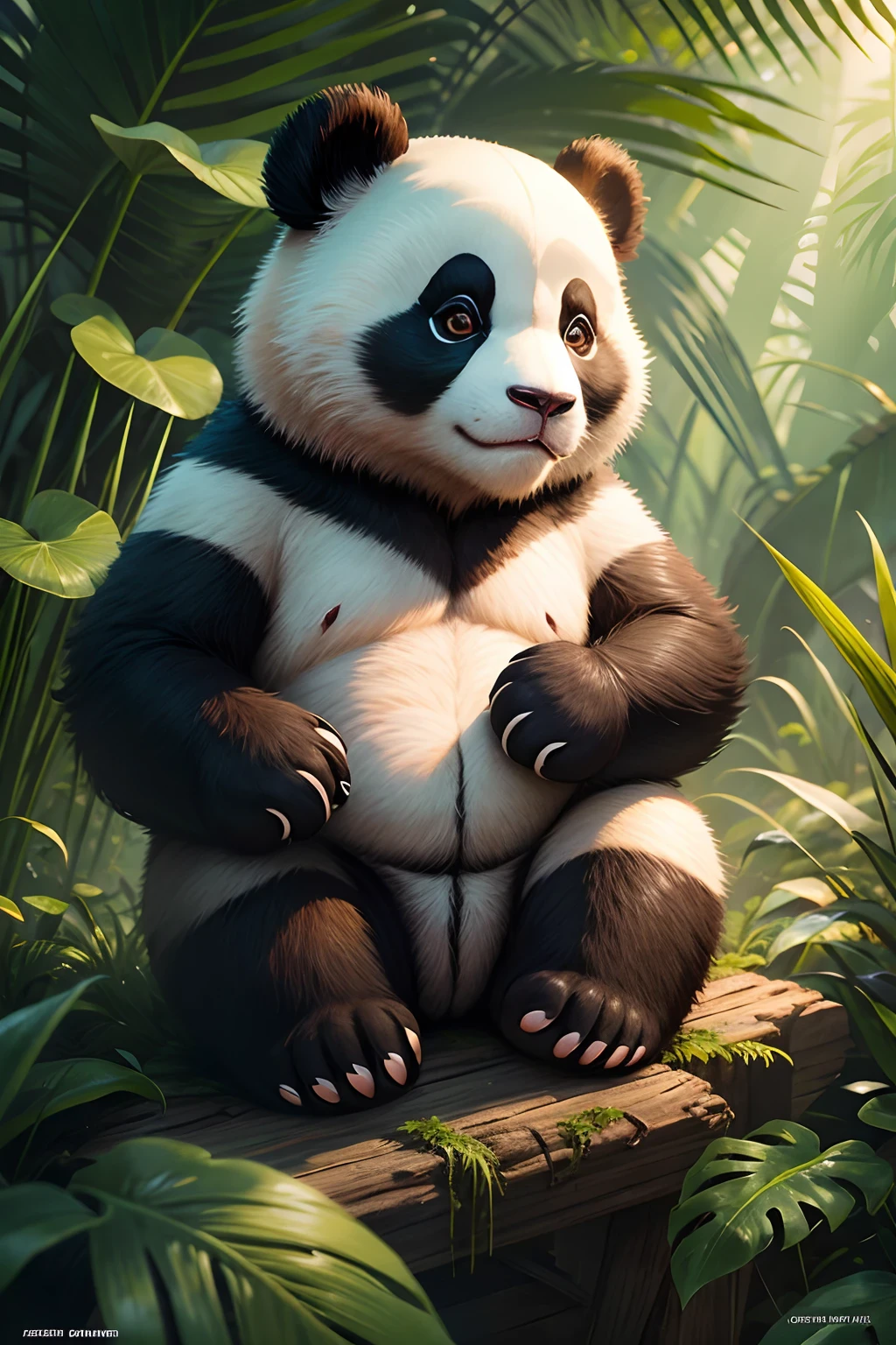 Panda in Jungle