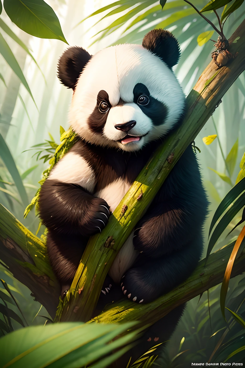 Panda in Jungle