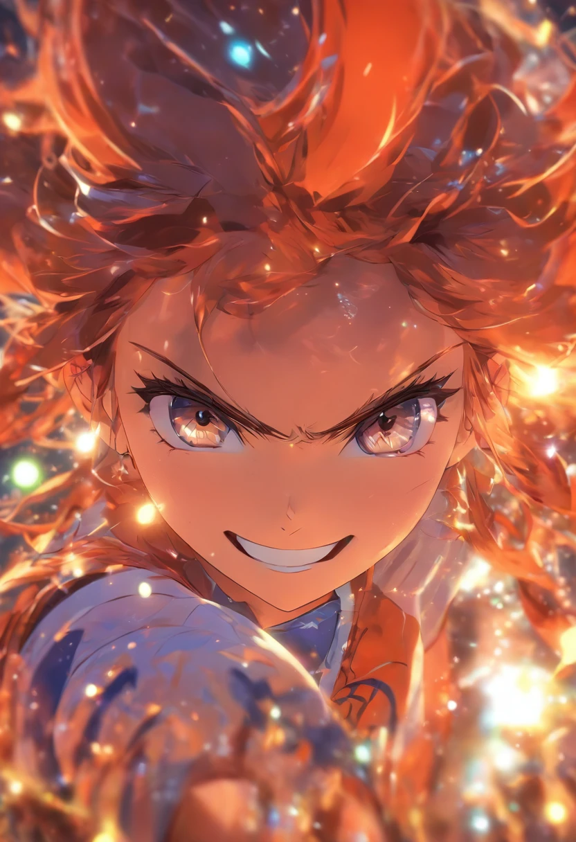 Masterpiece, 3D.Best quality, {Best quality}, {{Masterpiece}}, {A high resolution}, Focus, Anime style, Cartoon close-up of a woman, Girl design, Mara, Portrait, Gisha, Anime image, Long hair, Black hair, Heterochromic eyes, hair covering ears, cheerfulness, Polished and powerful appearance, Exotic, Tall, freckle, Smiling