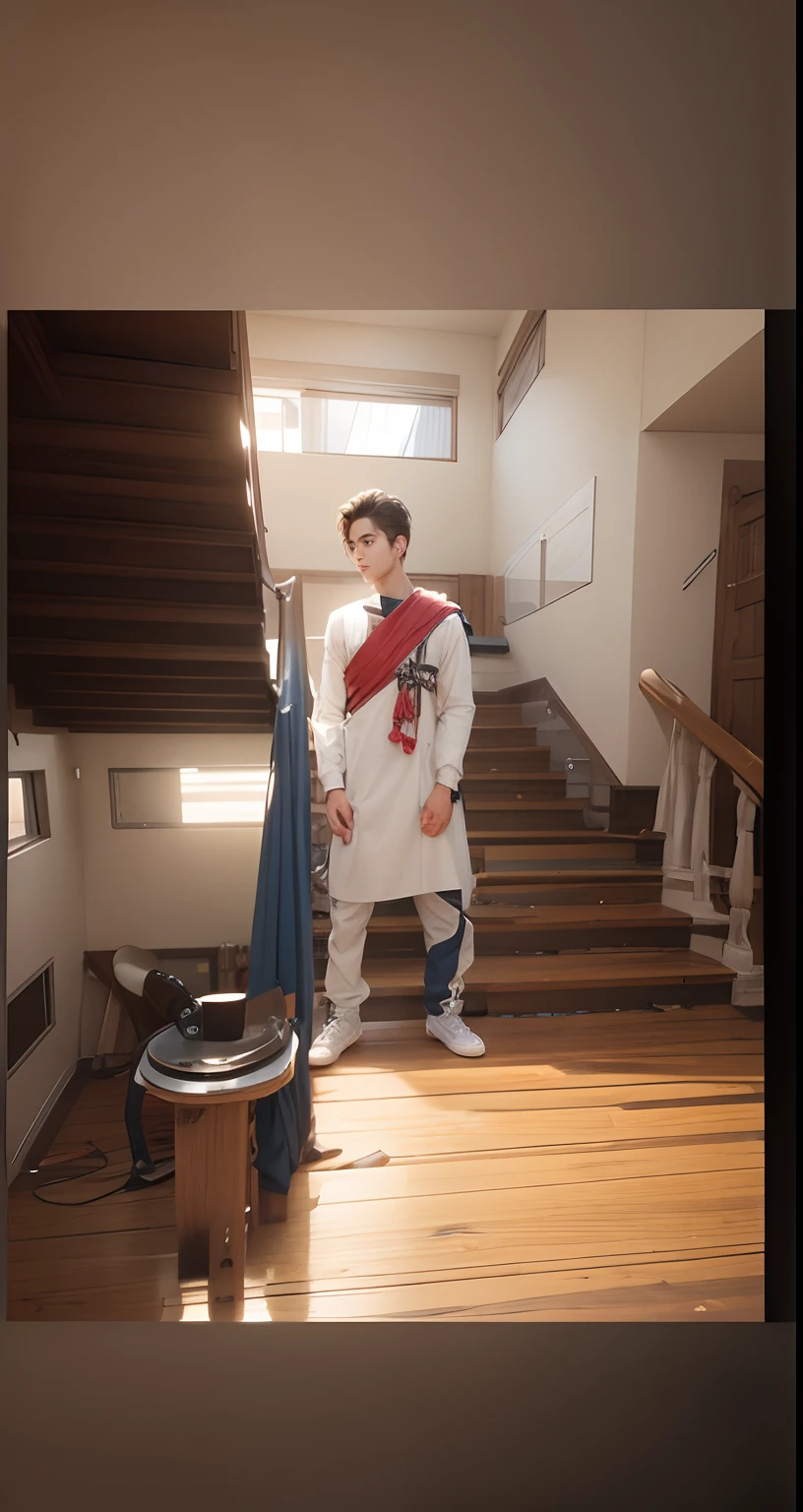 Handsome boy ultra realistic,-v4
