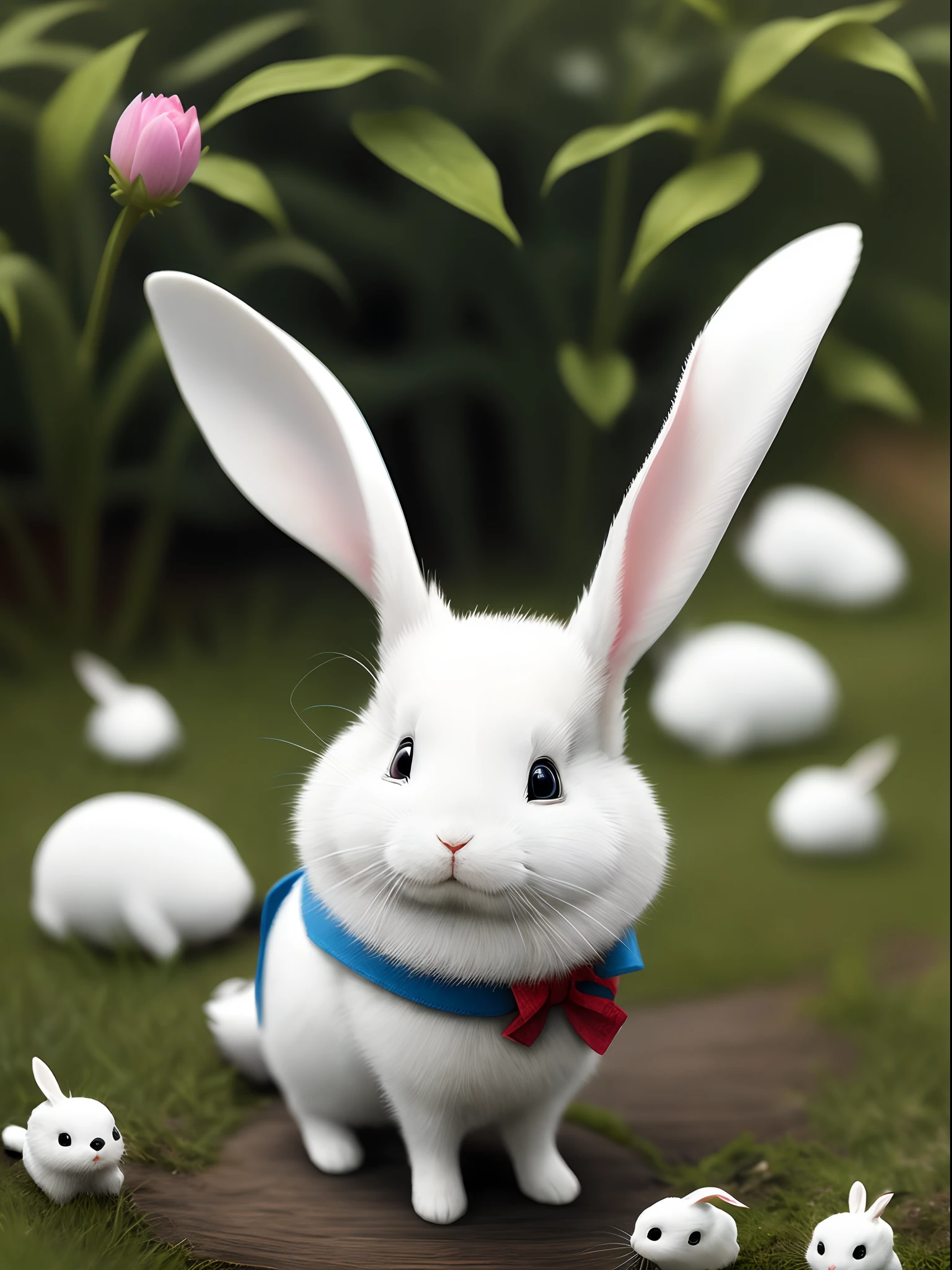 Little white rabbit