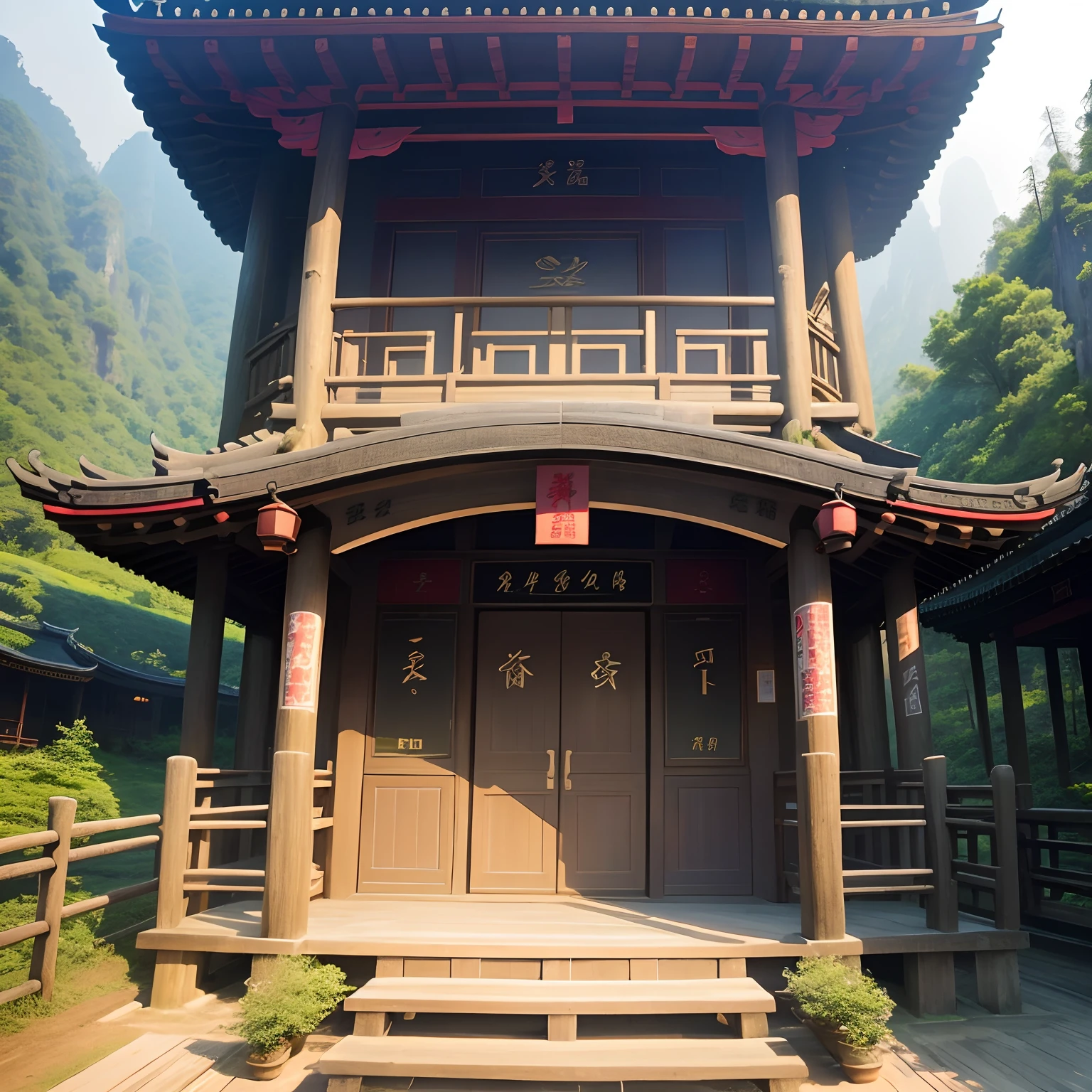 Welcome pine in Zhangjiajie