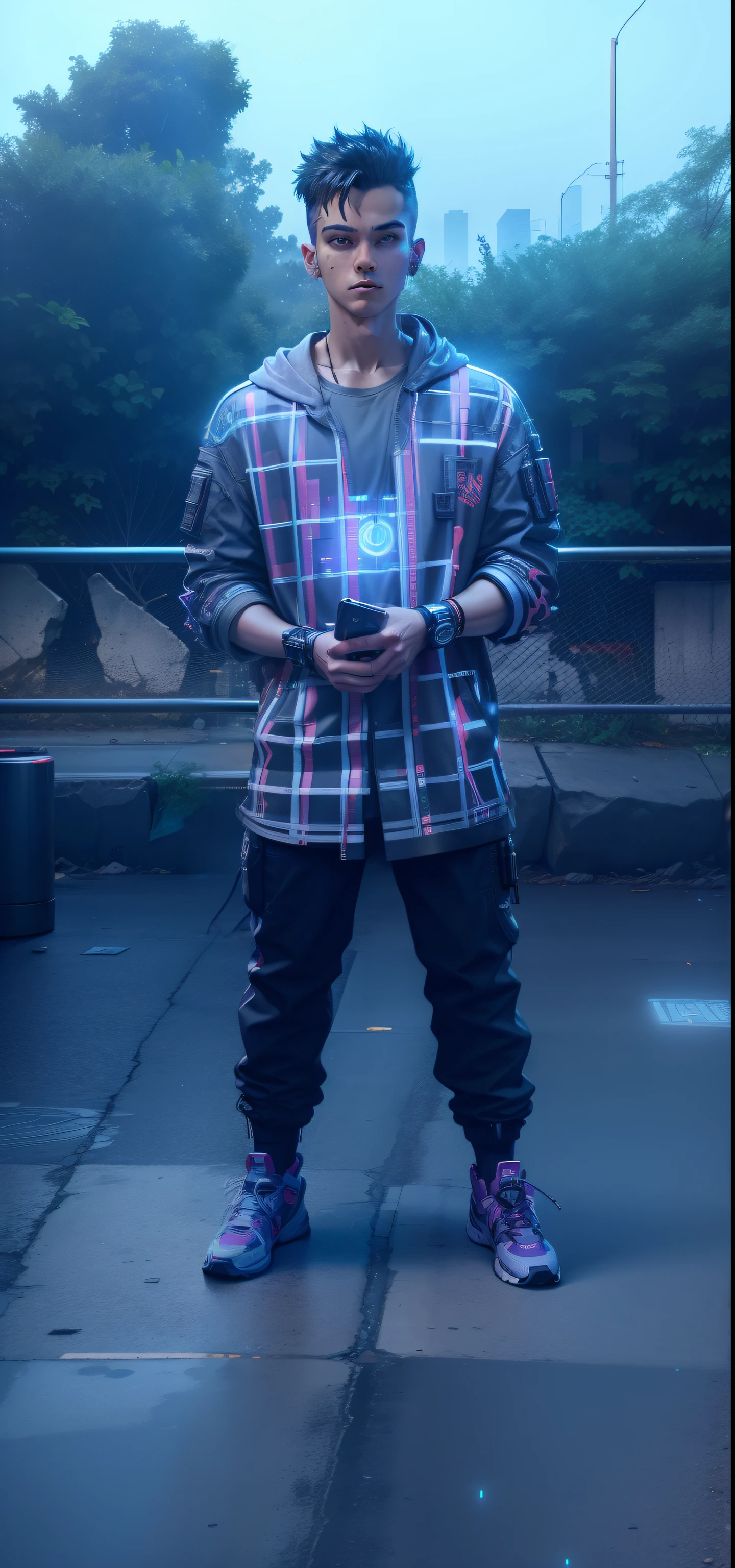 cyberpunk,smartboy,lighting realistic background,8k,u4