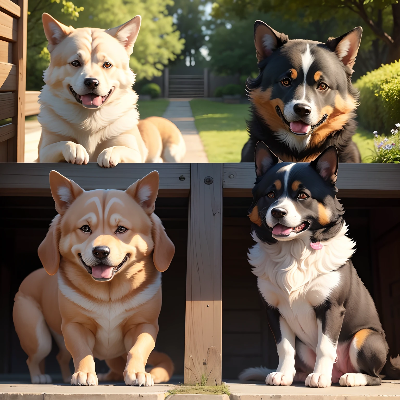 dog，Or dogs，It is a common mammal，clever、setia、friendly。They have thick hair，Flexible brain，and strong social skills。They are one of humanity's best friends，Also the loveliest member of many families。